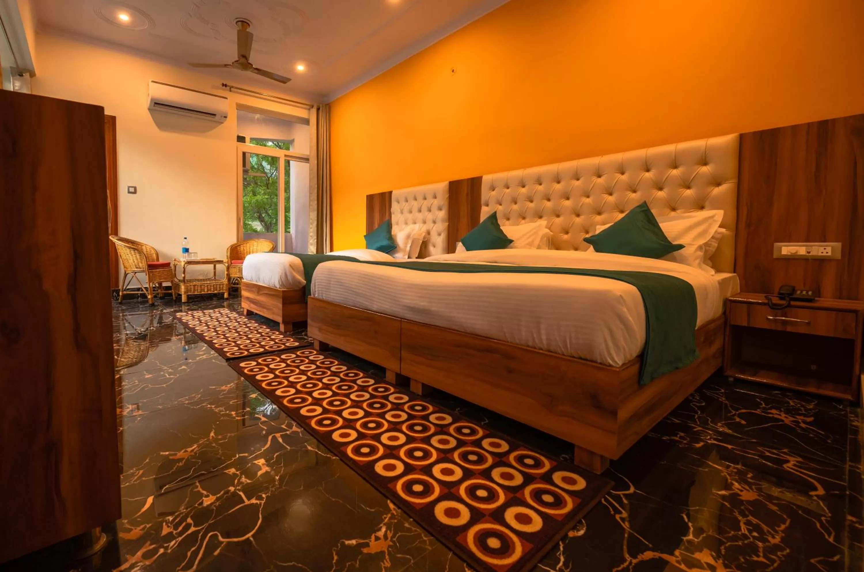 Bed in Hotel Rishikesh Grand by Kool Stays