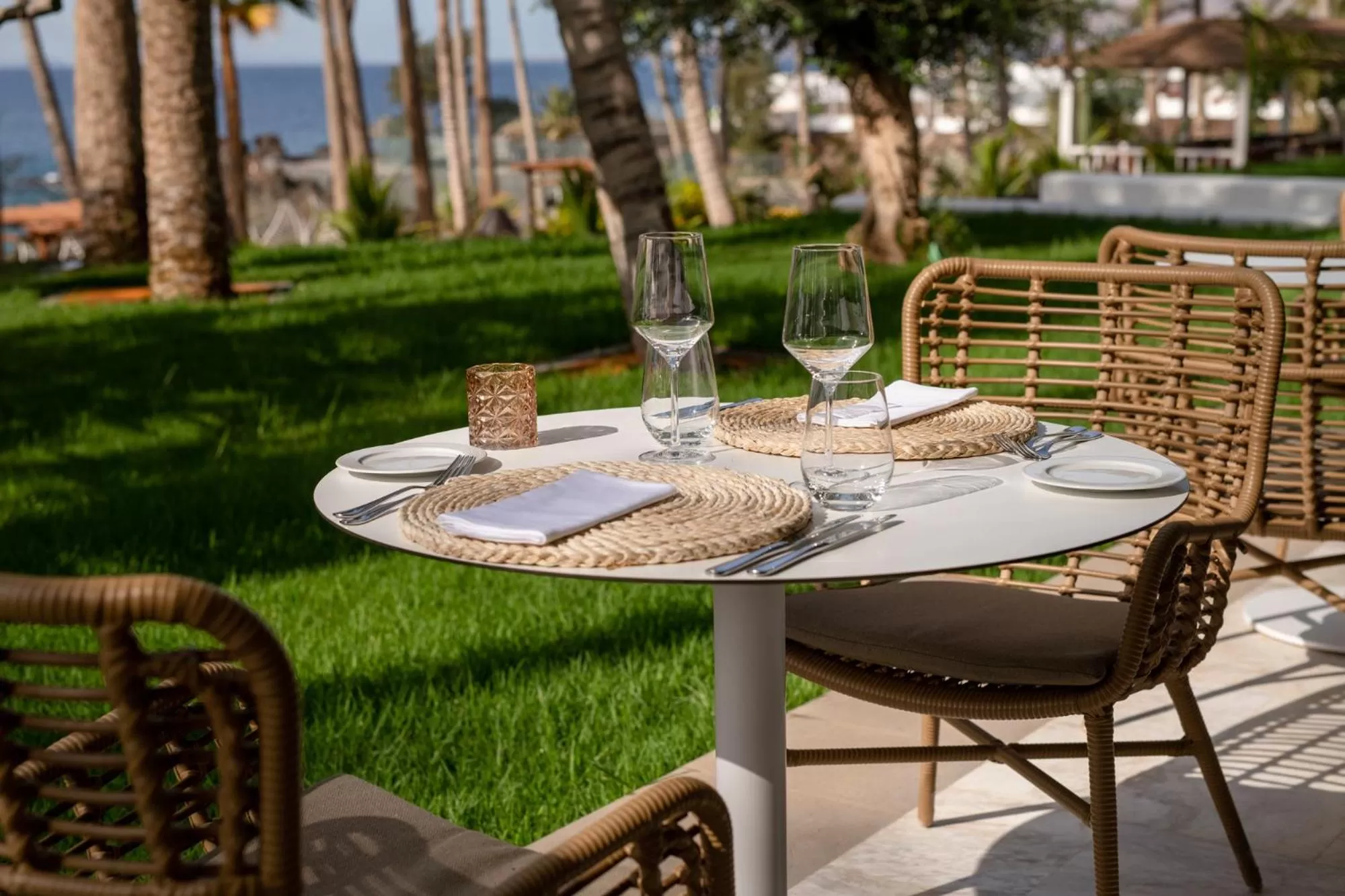 Patio in Hotel Fariones