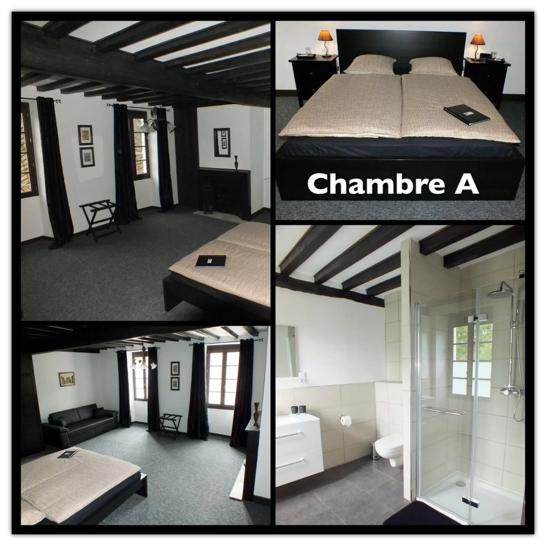 Photo of the whole room, Bed in B&B Au Moulin 1771