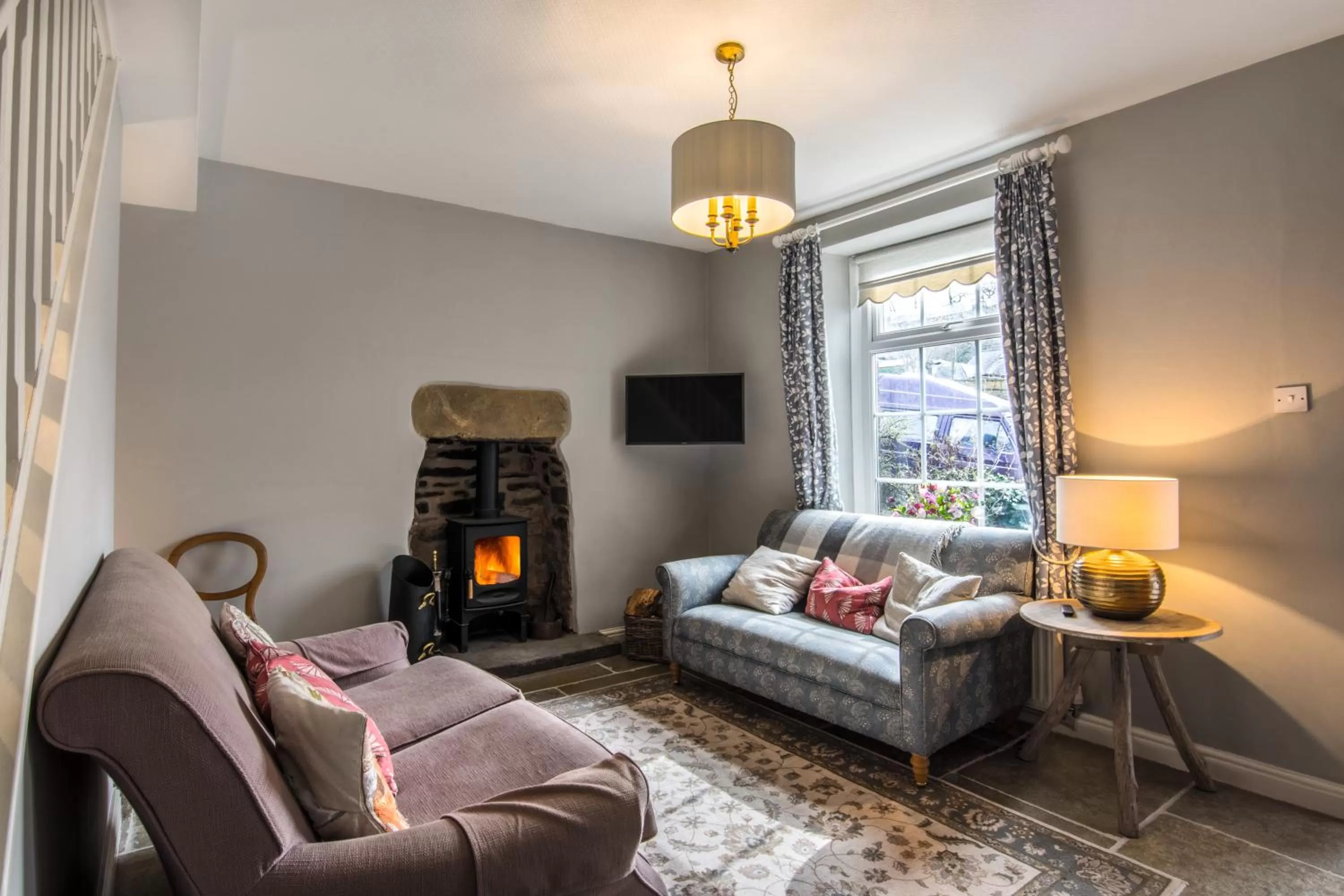 Living room in The Old Hall Inn
