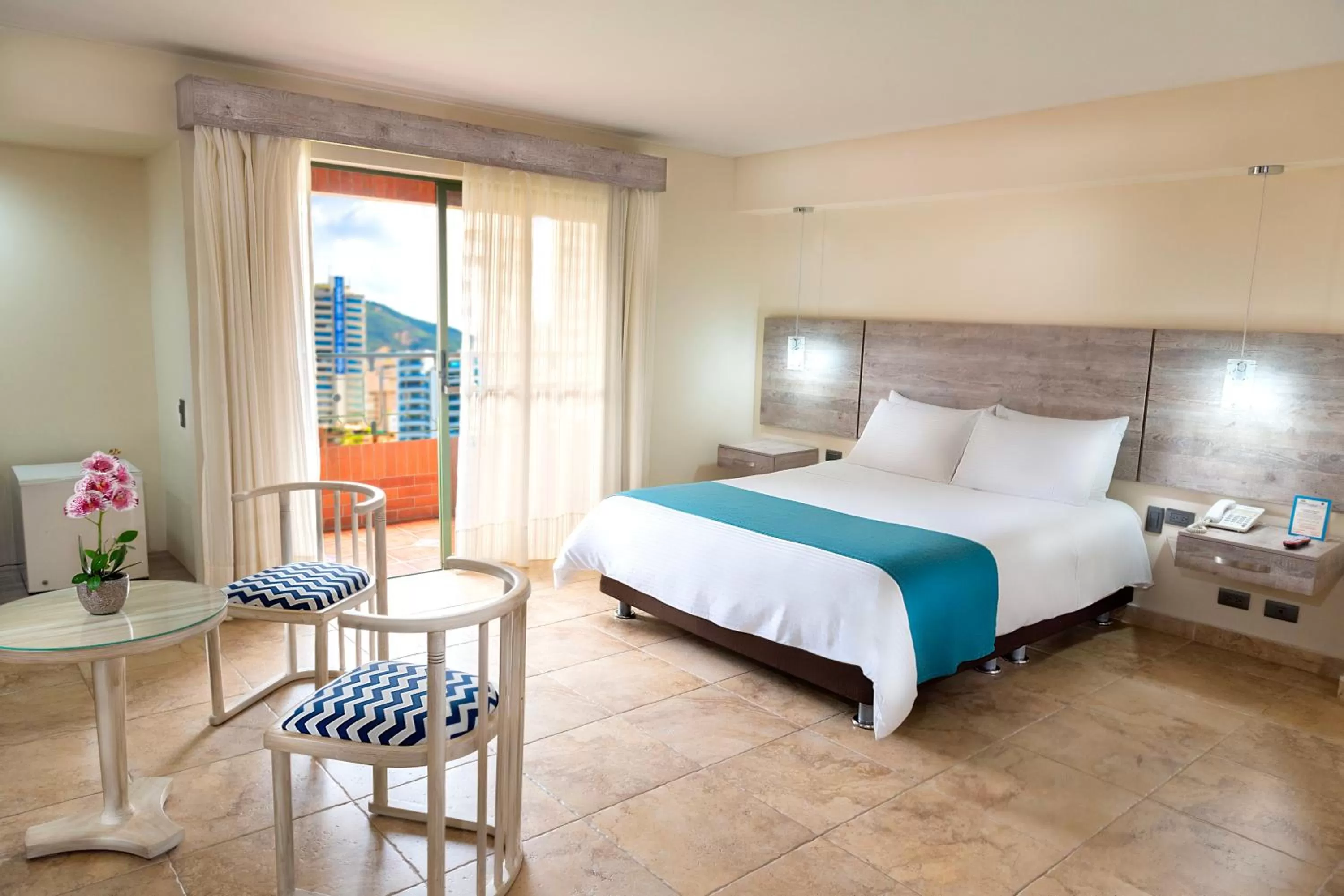 Bed in Hotel Obelisco