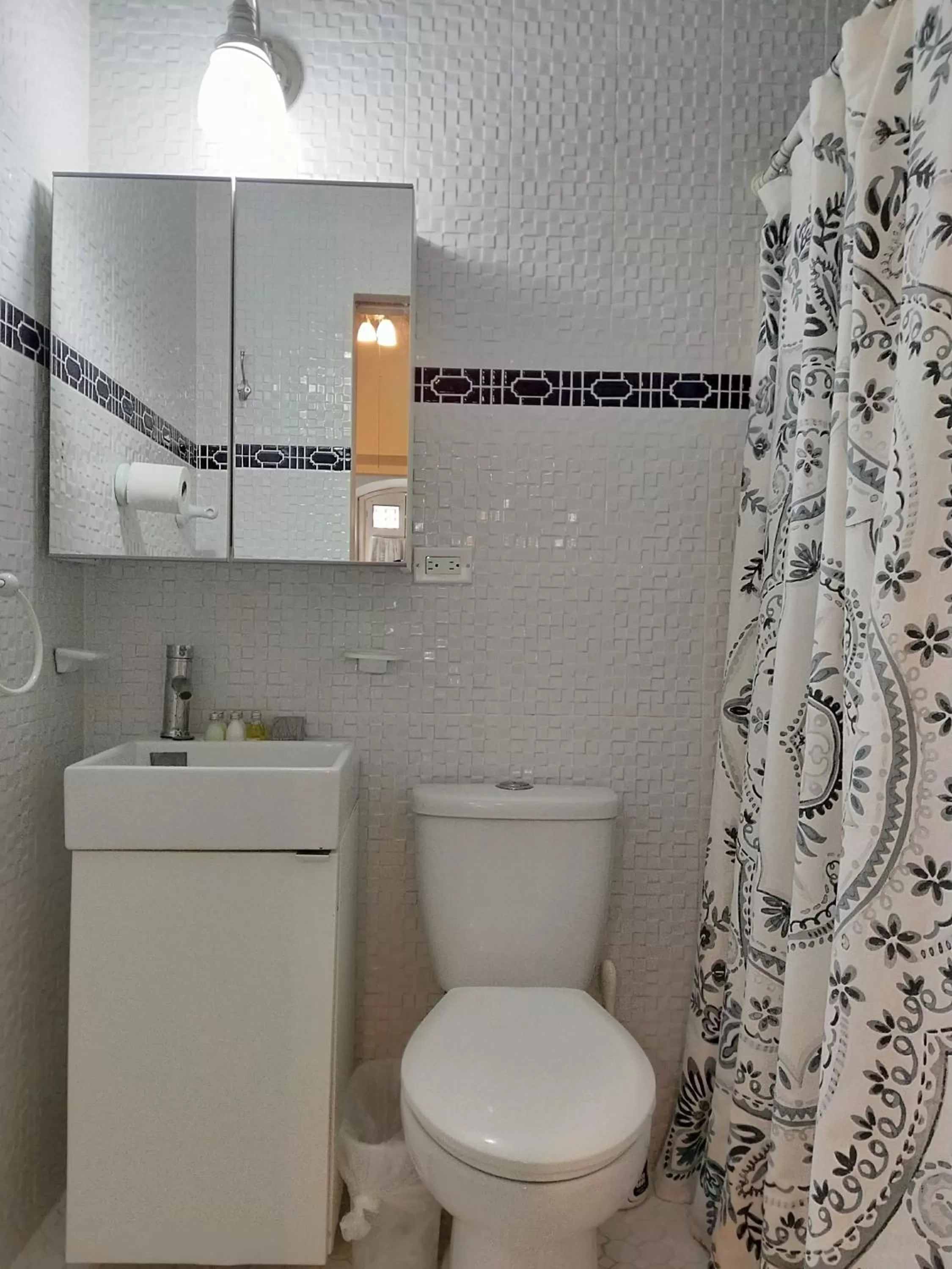 Bathroom in La Capitana Old San Juan Building