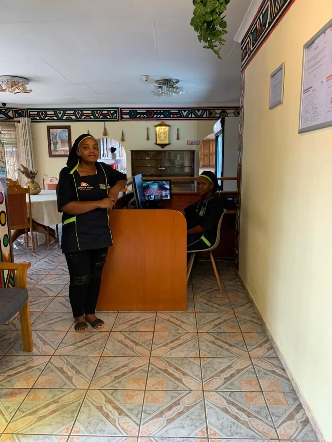 Lobby or reception in Sikhula Sonke Guest House