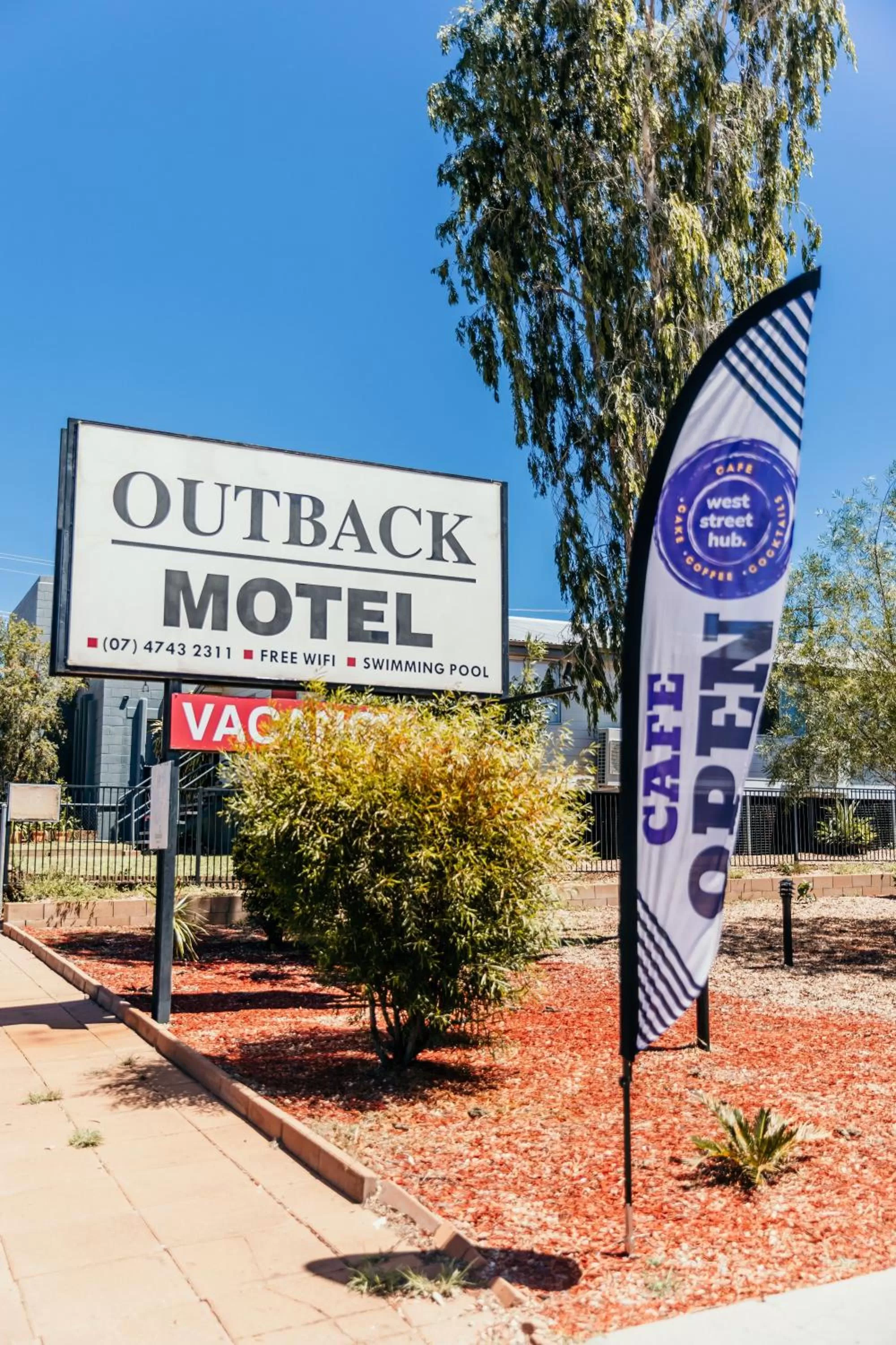 Property logo or sign in Outback Motel Mt Isa