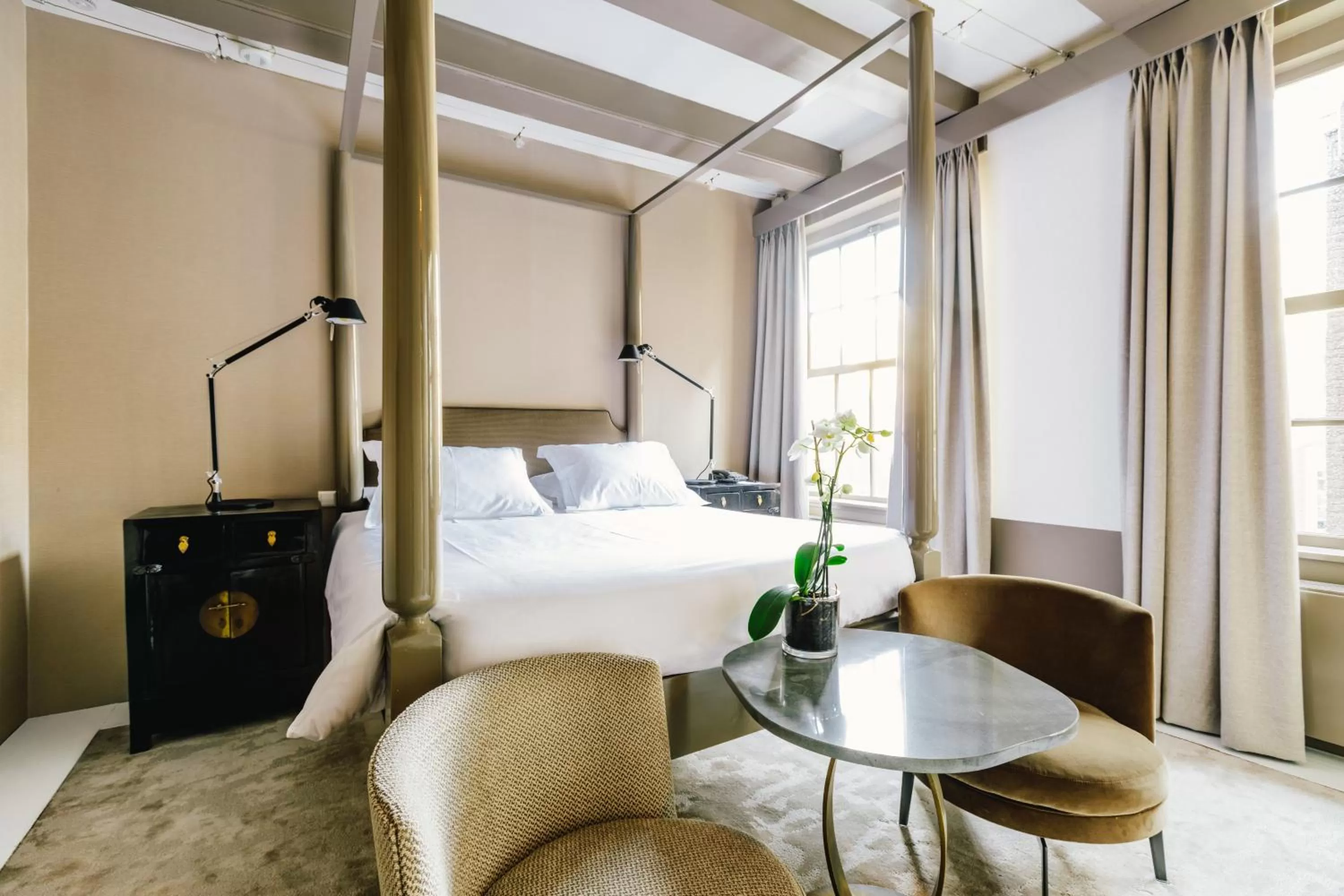 Bed in The Dylan Amsterdam - The Leading Hotels of the World