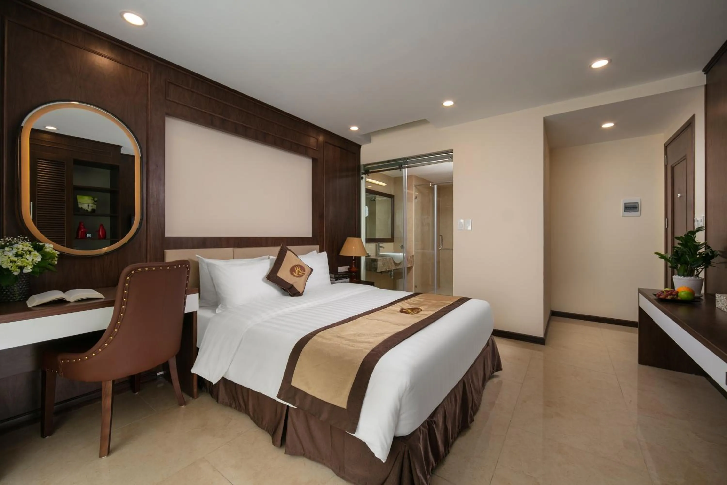 Photo of the whole room, Bed in Marina Hotel Ha Noi