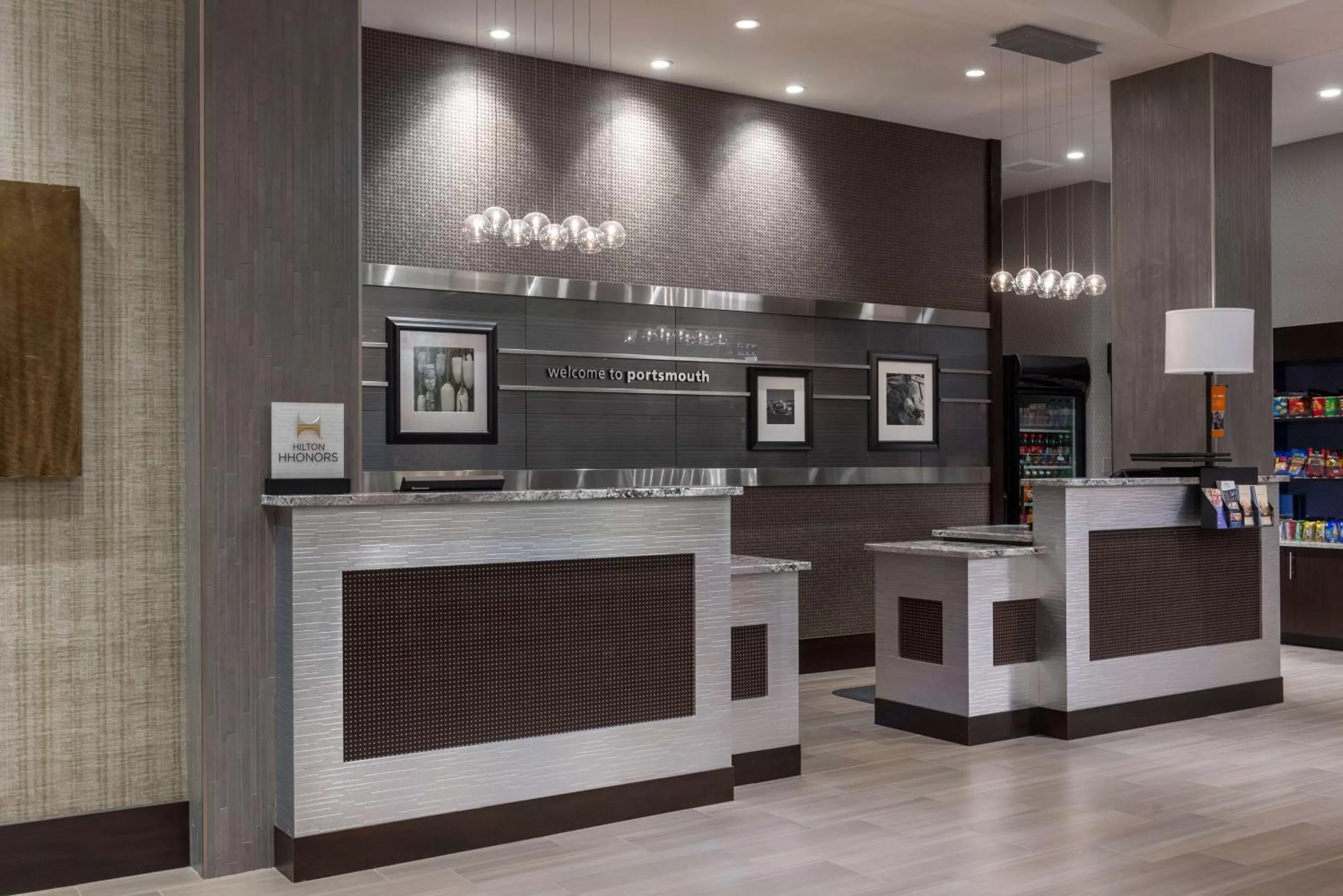Lobby or reception in Hampton Inn & Suites Portsmouth Downtown