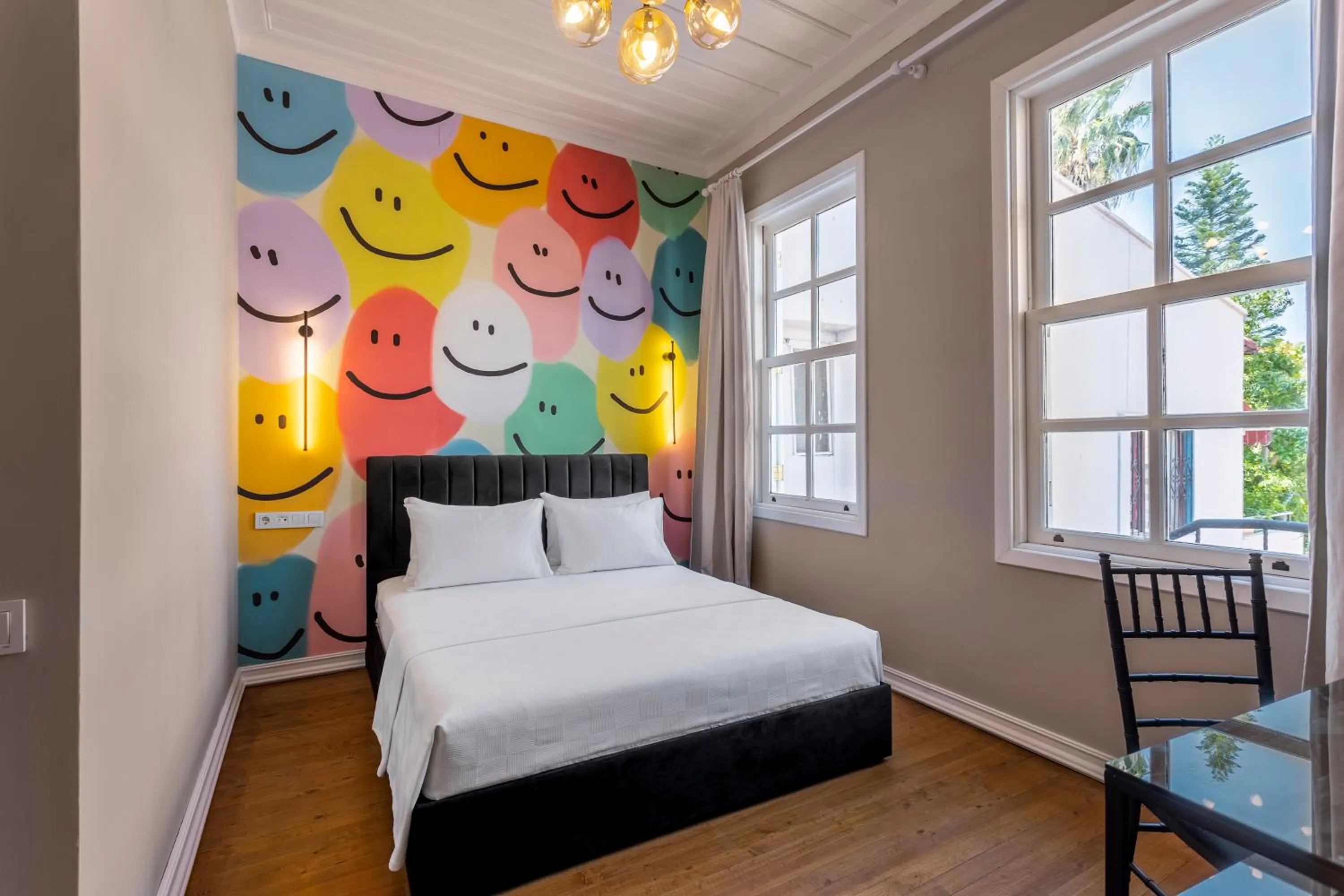 Photo of the whole room, Bed in Palmenhaus Antalya