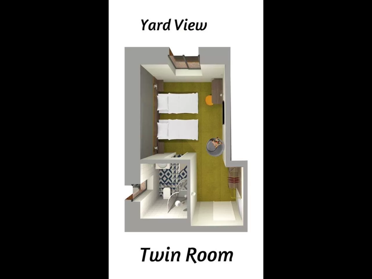 Floor Plan in Four Rooms City