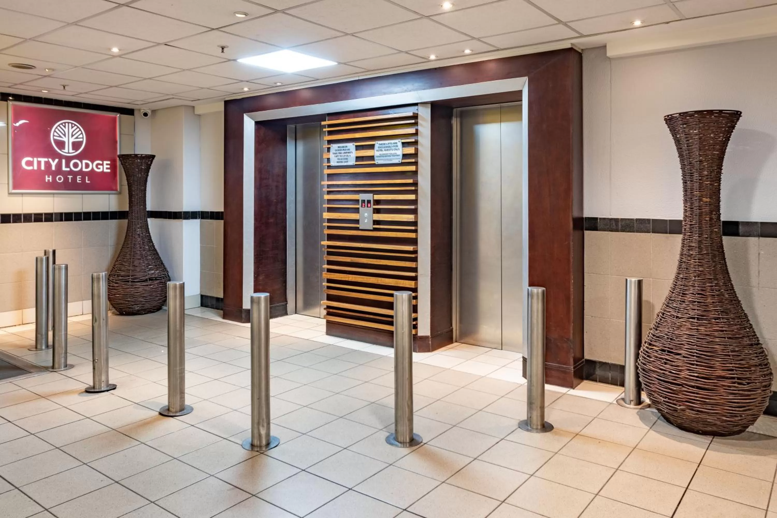 Facade/entrance in City Lodge Hotel at OR Tambo International Airport