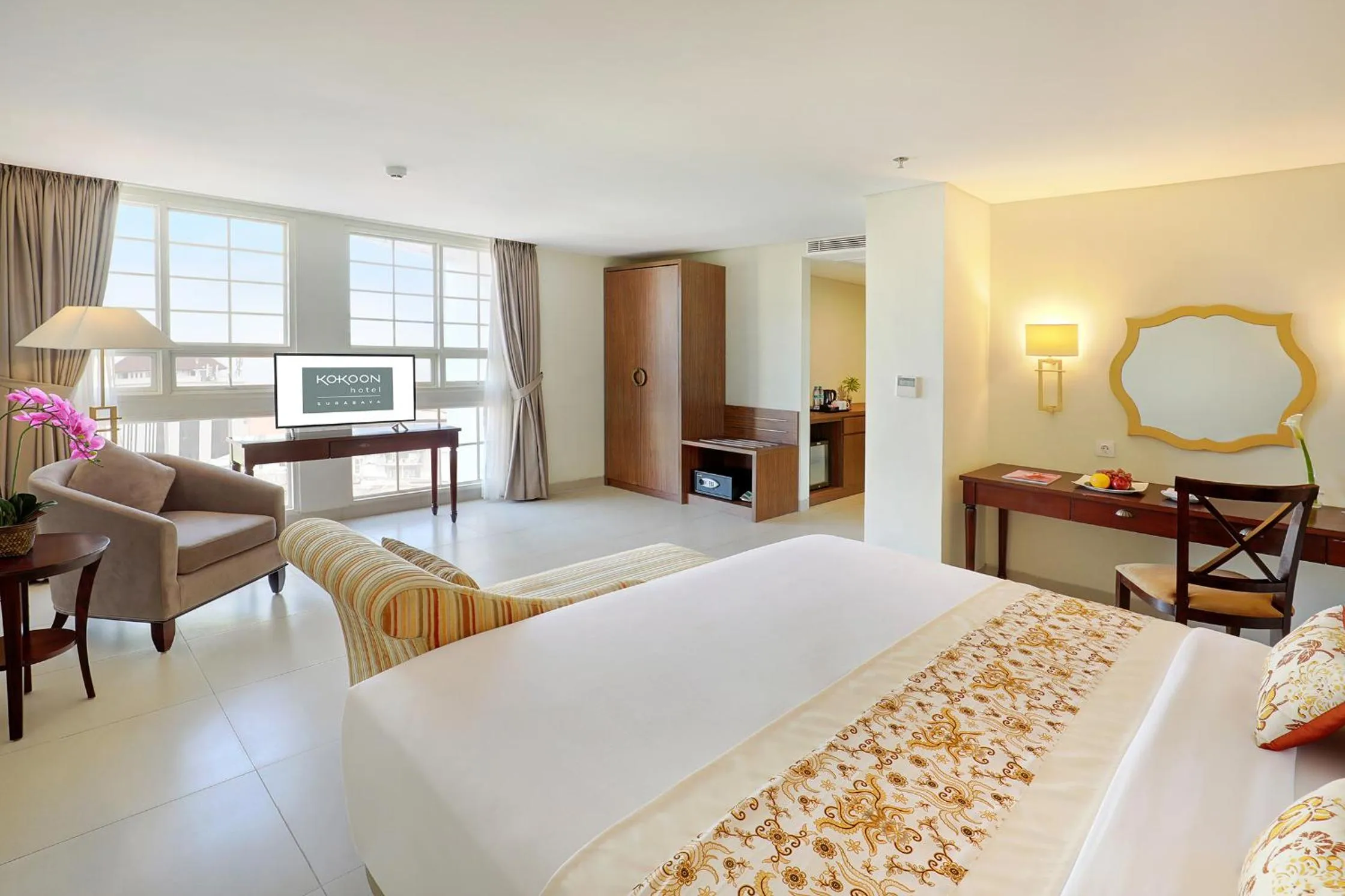 Area and facilities, Bed in Kokoon Hotel Surabaya