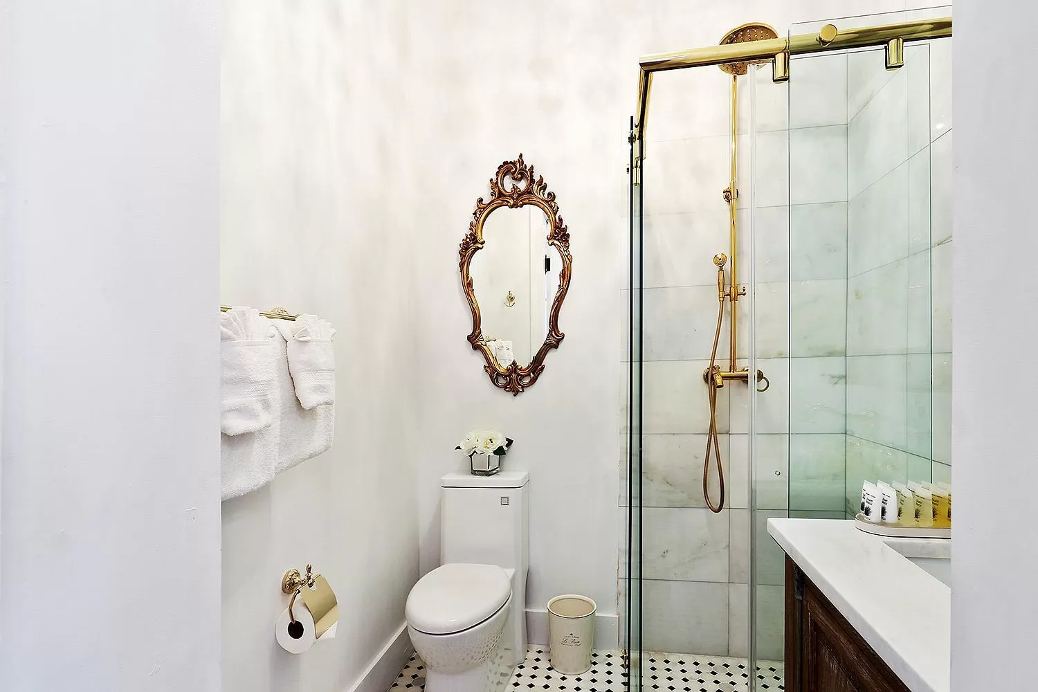 Shower in French Quarter Mansion