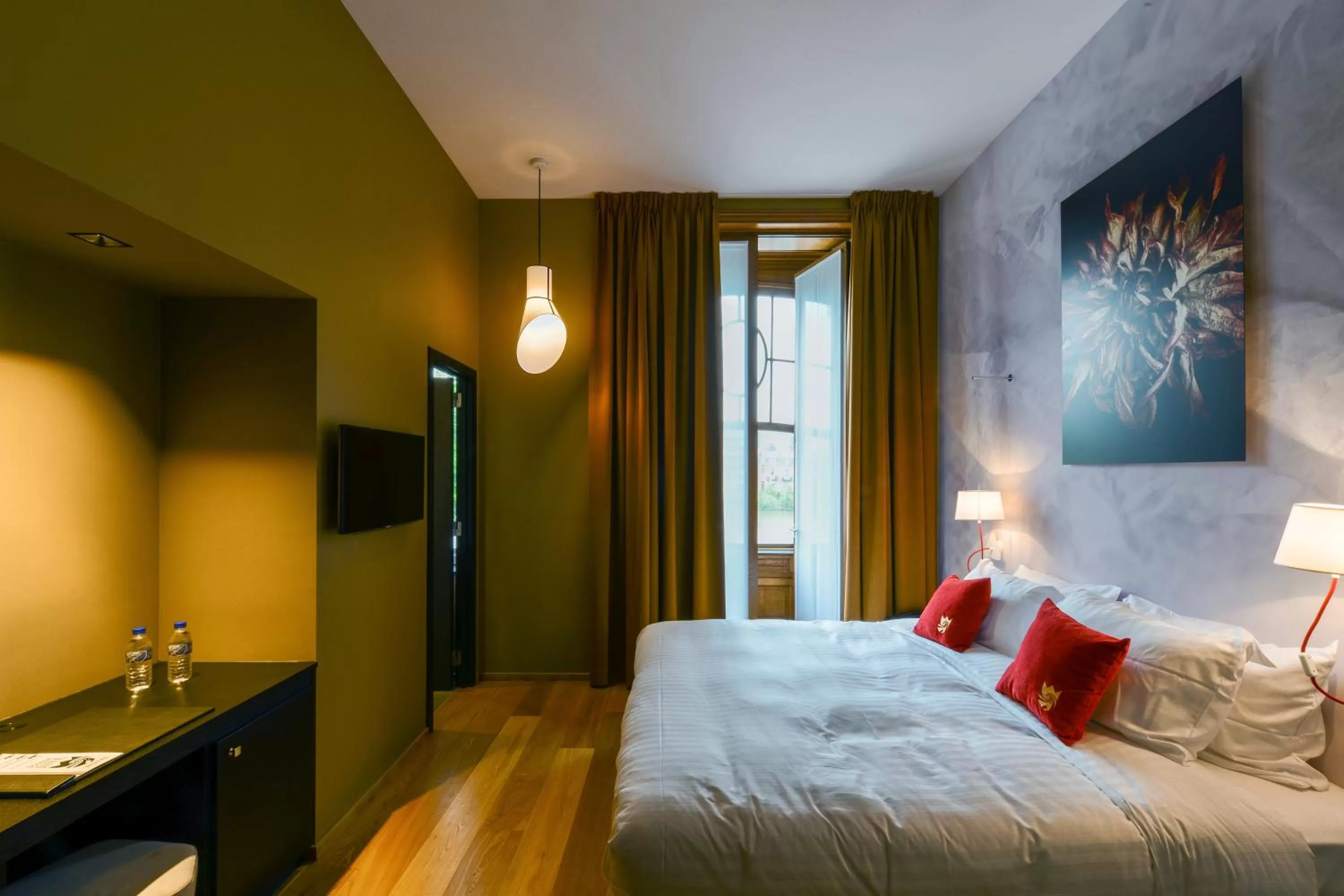 Bed in Hotel The Royal Snail