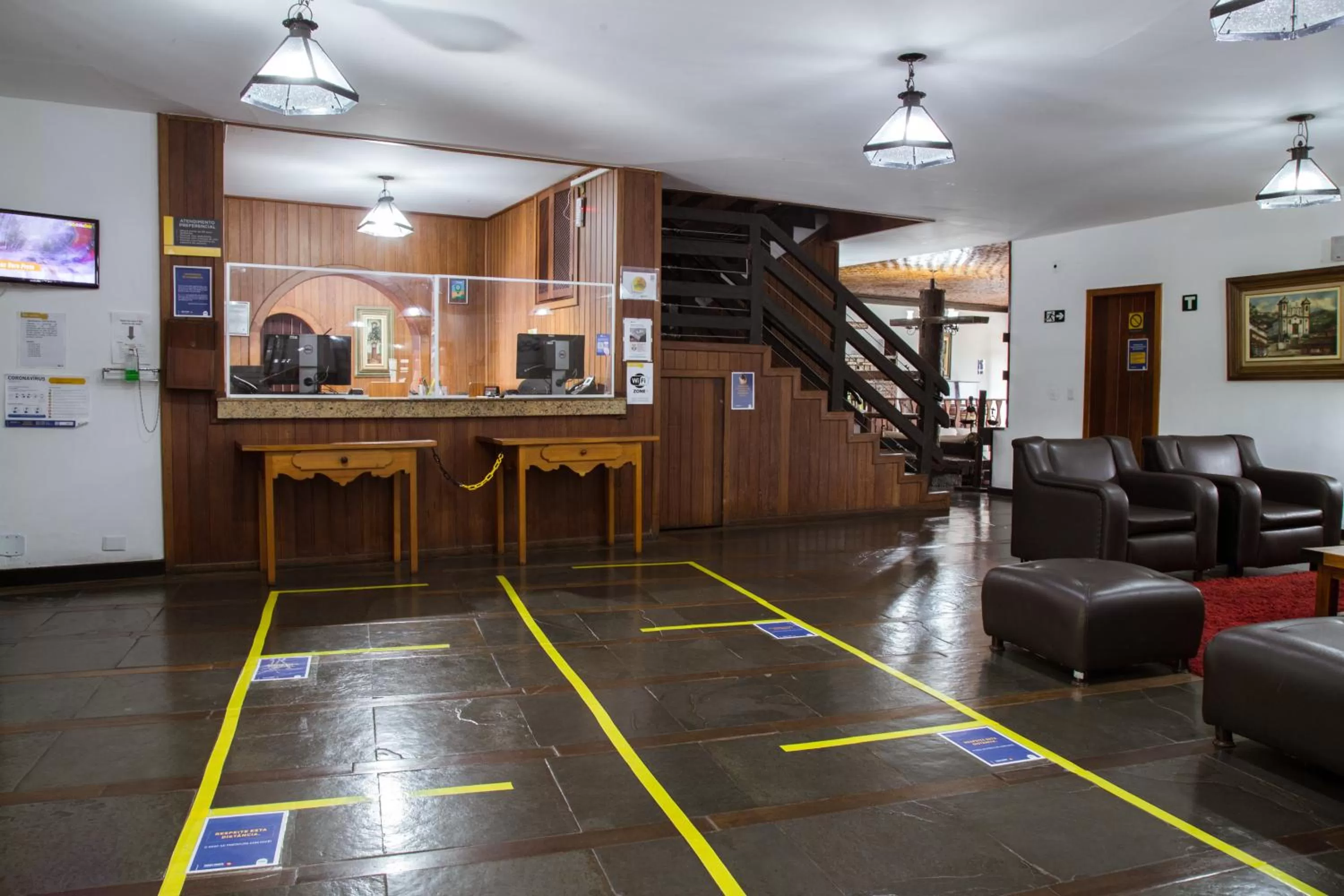 Lobby or reception, Lobby/Reception in SESC OURO PRETO