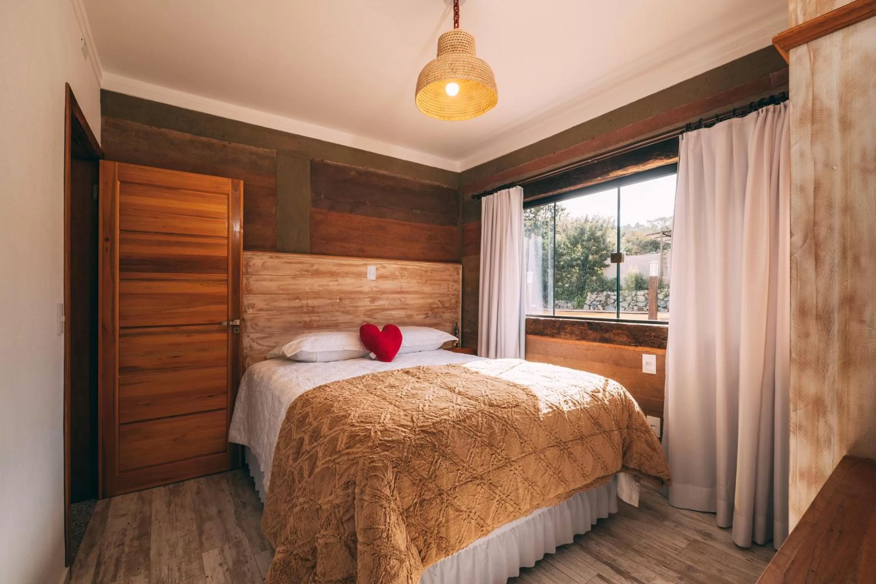 Bed in Pousada Trem Chic