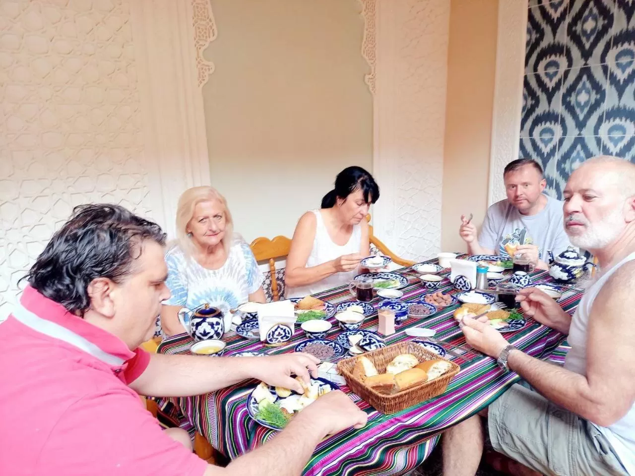 People in Hotel Nasriddin Navruz