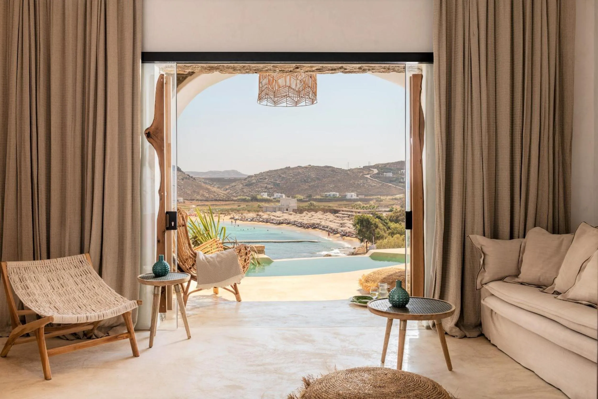 Decorative detail in Panormos Village Hotel