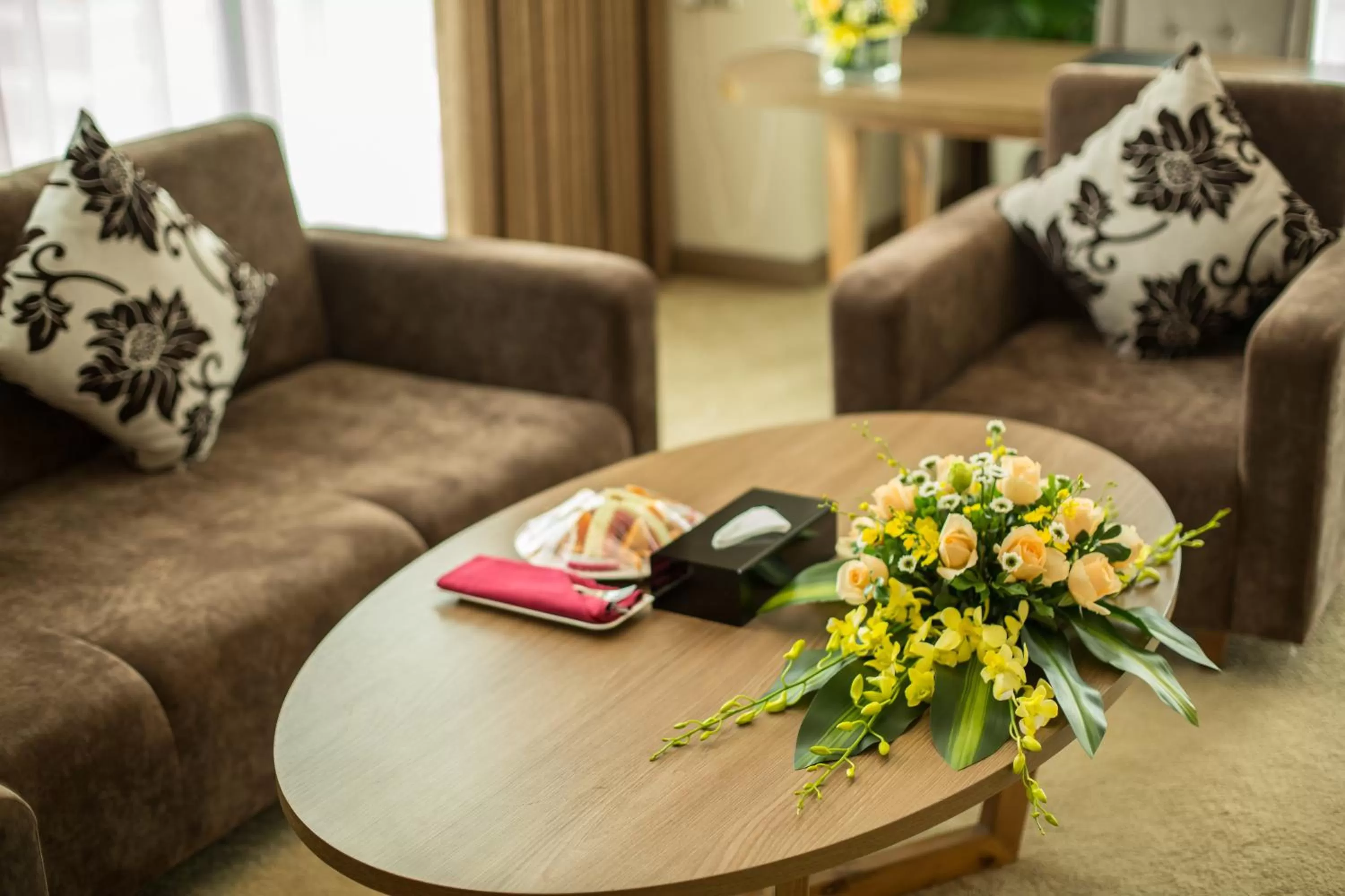 Living room in Muong Thanh Luxury Phu Tho