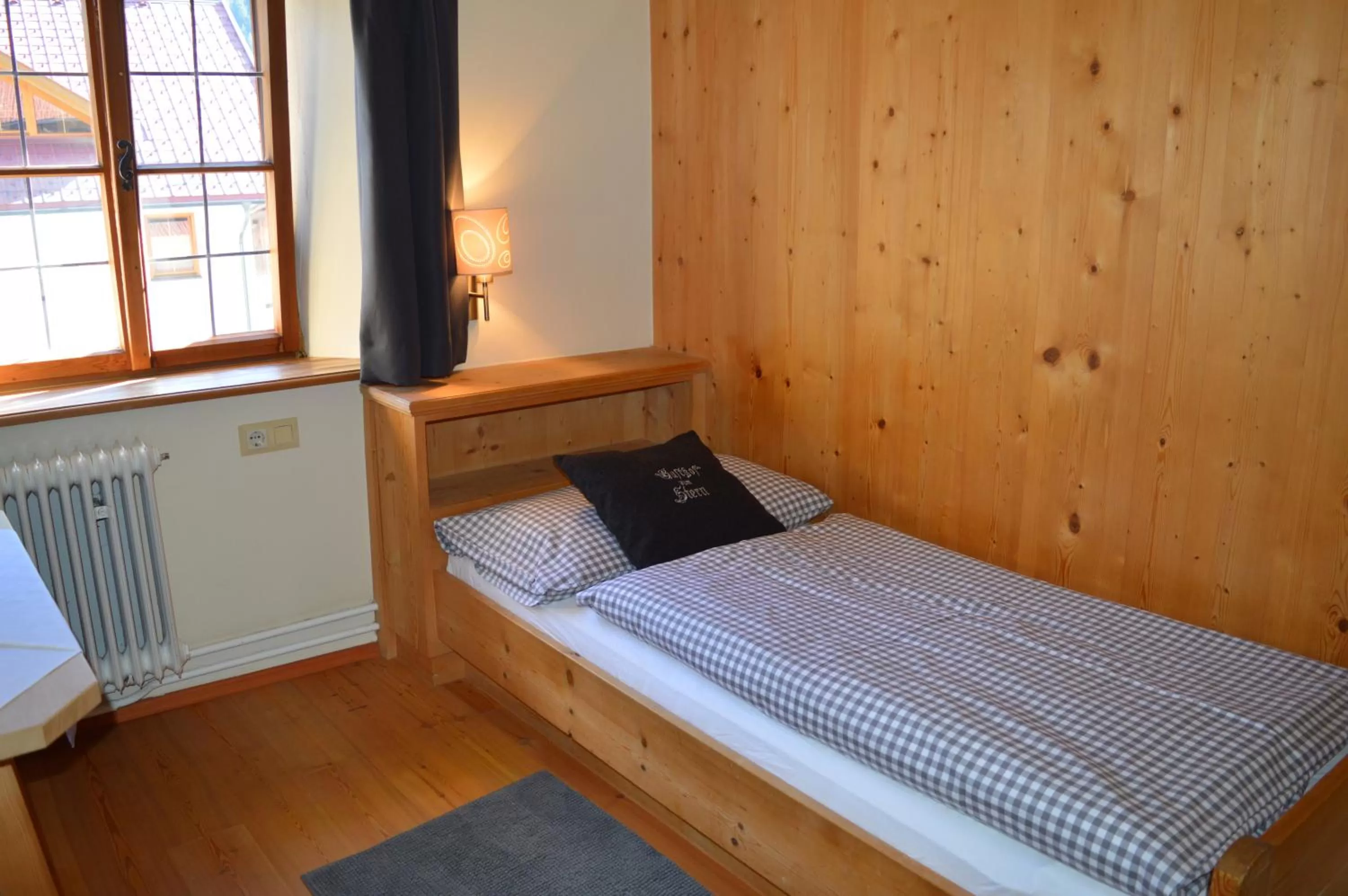 Decorative detail, Bed in Gasthof zum Stern