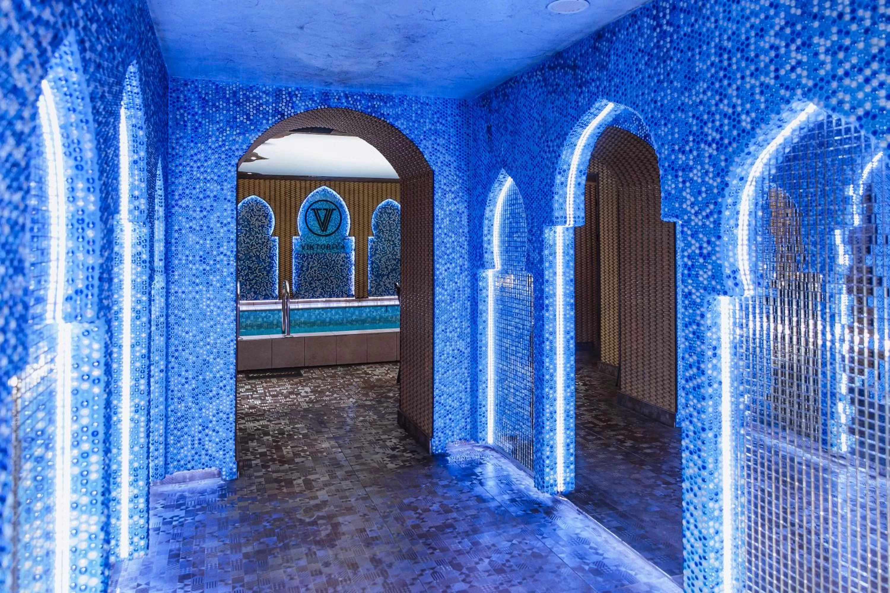 Sauna in Viktoriya Family Hotel Restaurant complex