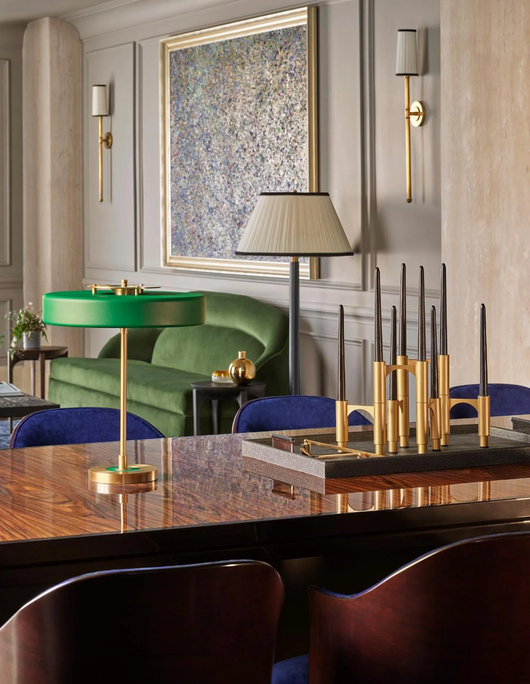 Communal lounge/ TV room in The Newbury Boston