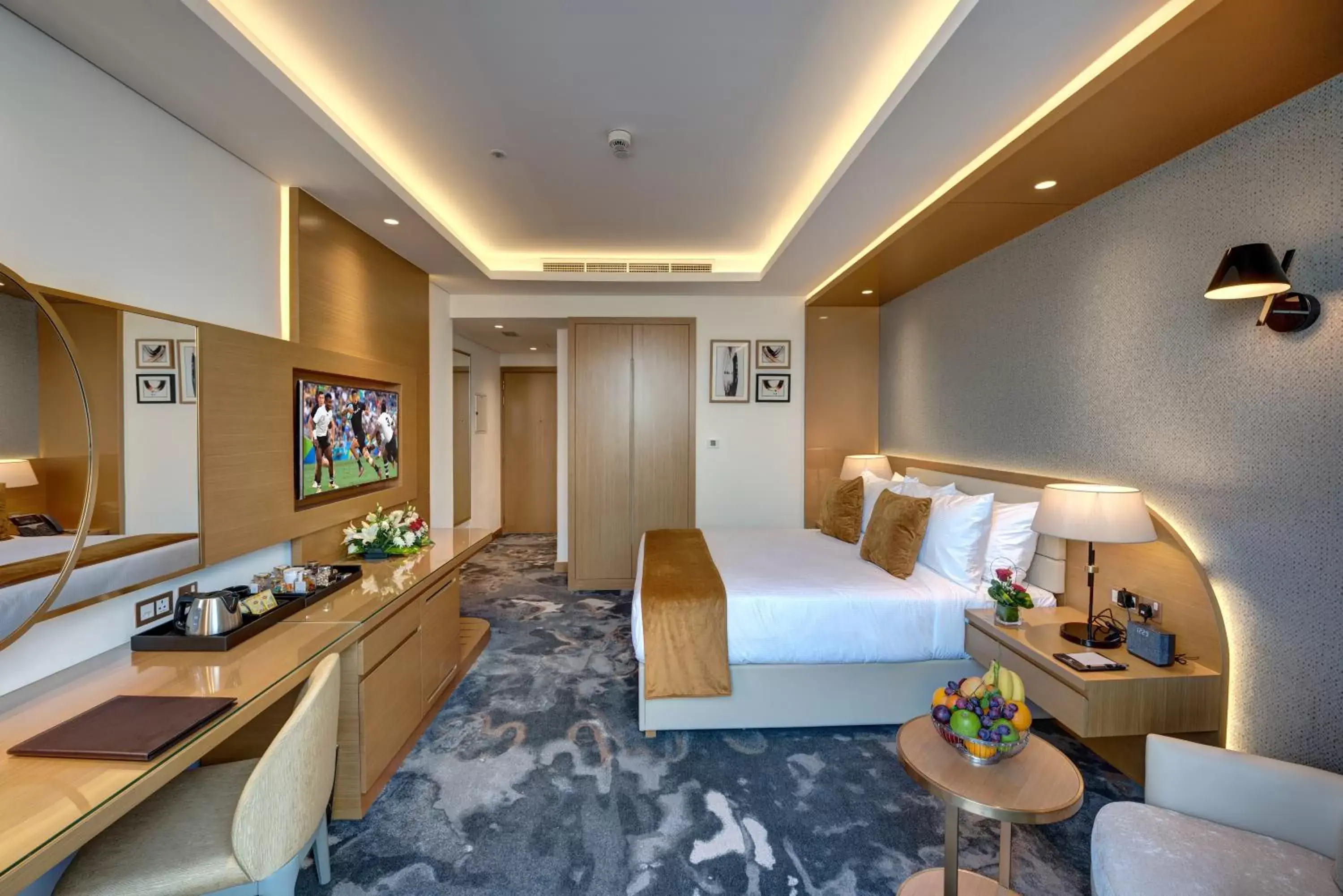 Deluxe Queen Room with 20% Off Food & Beverage and Free Shuttle to MOE, Dubai Hills & Kite Beach in The S Hotel Al Barsha Deluxe Queen Room with 20% Off Food & Beverage and Free Shuttle to MOE, Dubai Hills & Kite Beach in The S Hotel Al Barsha