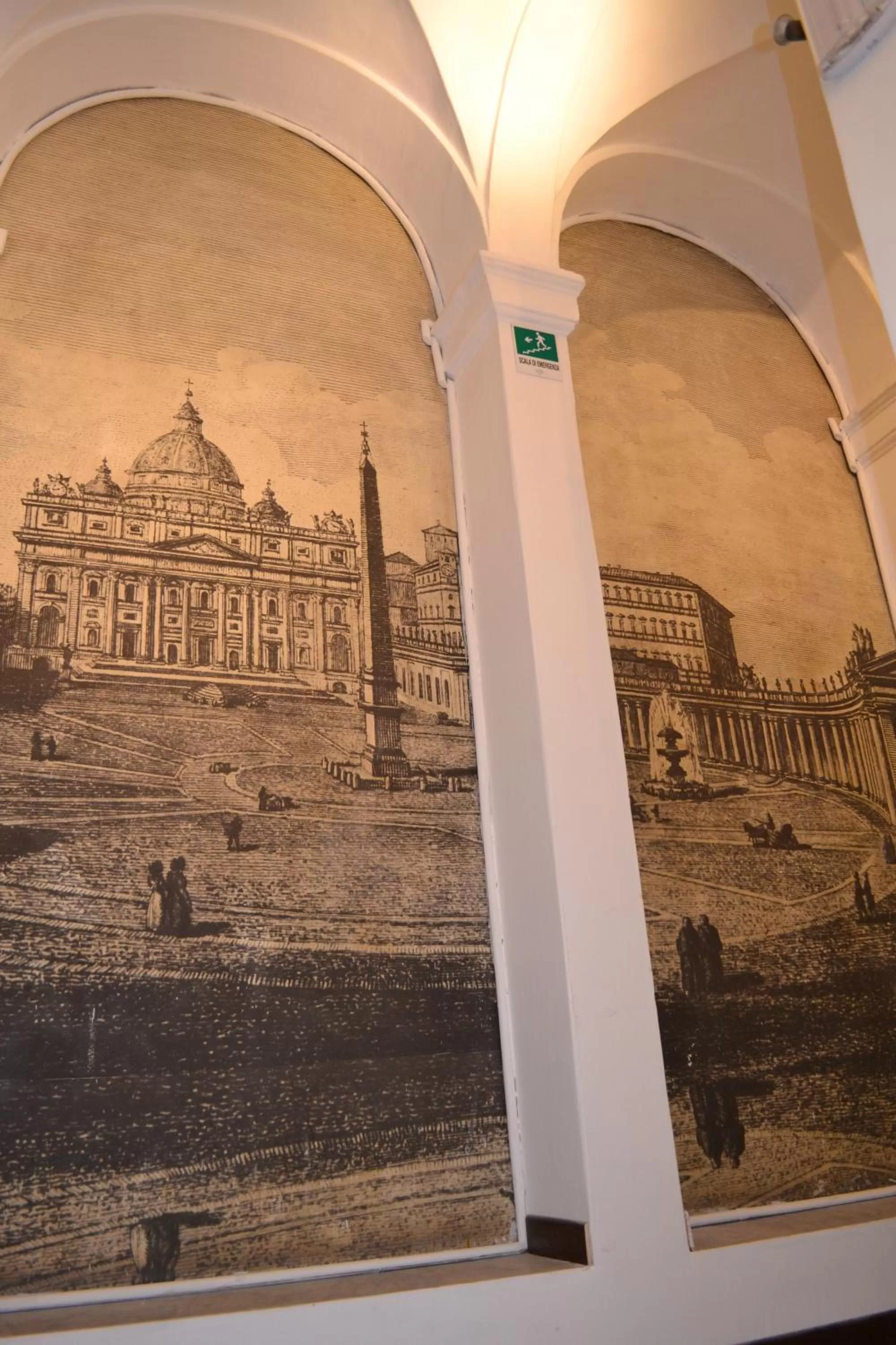 Decorative detail in Villa Riari Garden