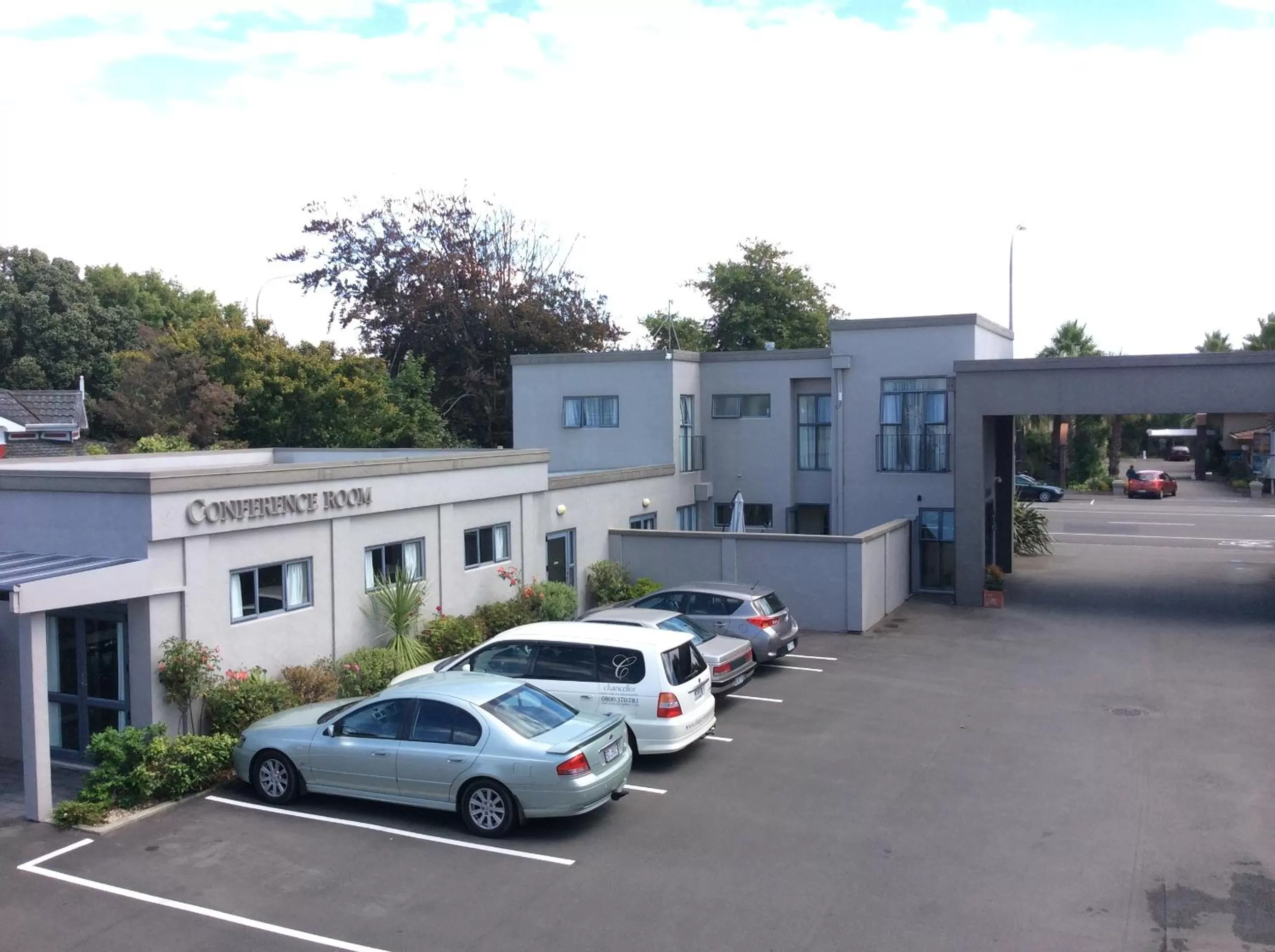 Decorative detail in Chancellor Motor Lodge and Conference Centre