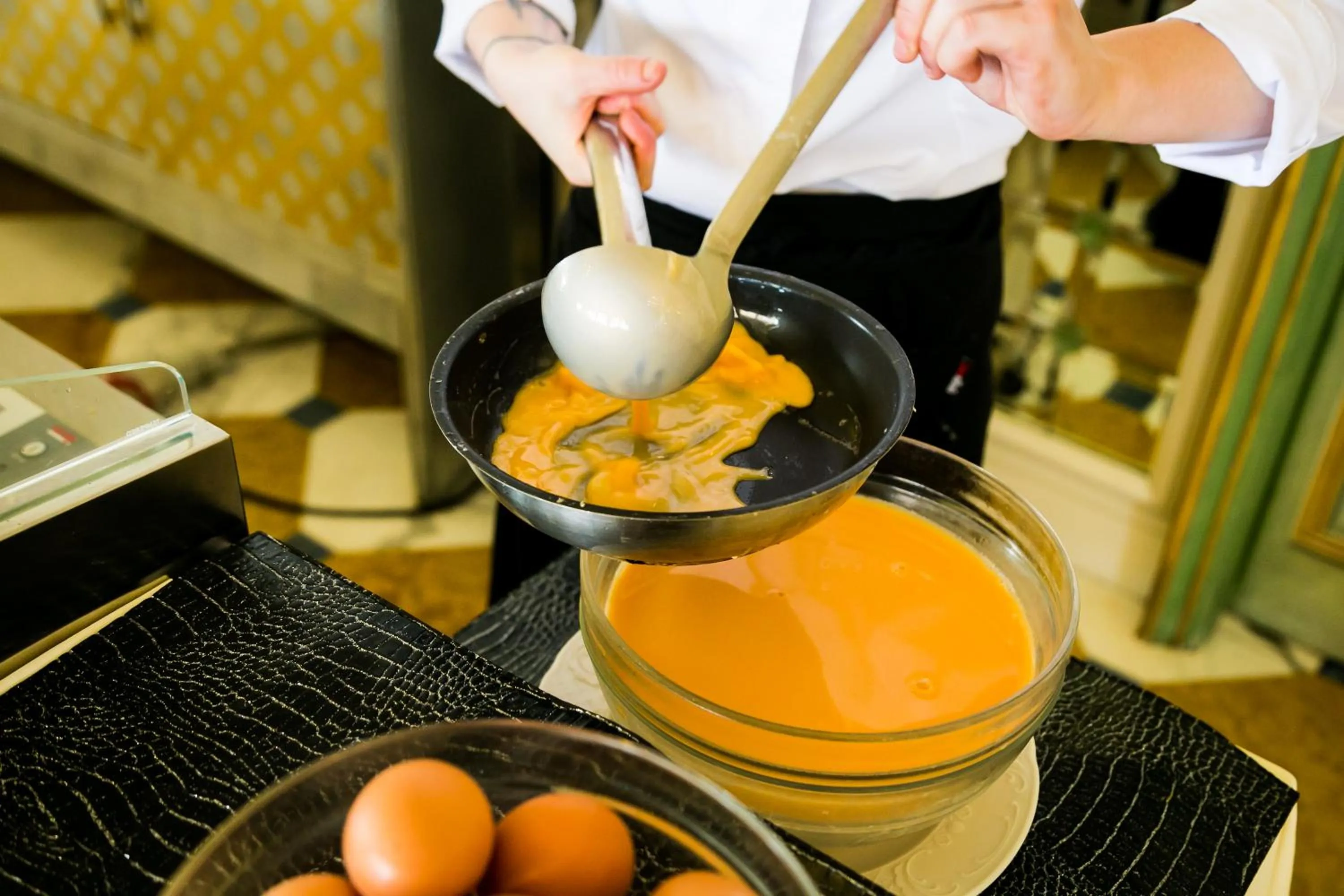 Buffet breakfast in Villa e Palazzo Aminta - A Leading Hotel of The World