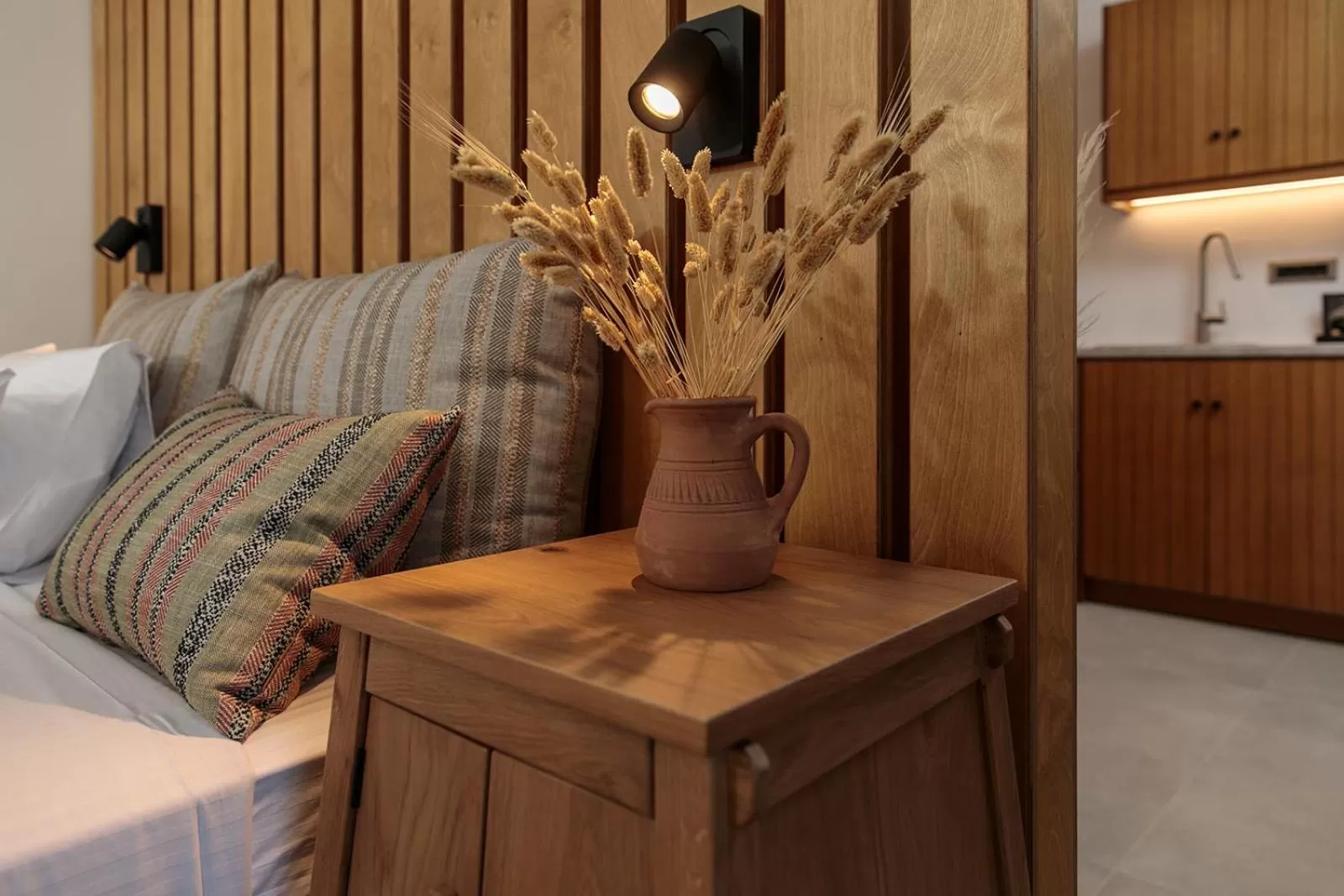 Bed in "Makava Suites" Your Luxe Urban Sanctuary