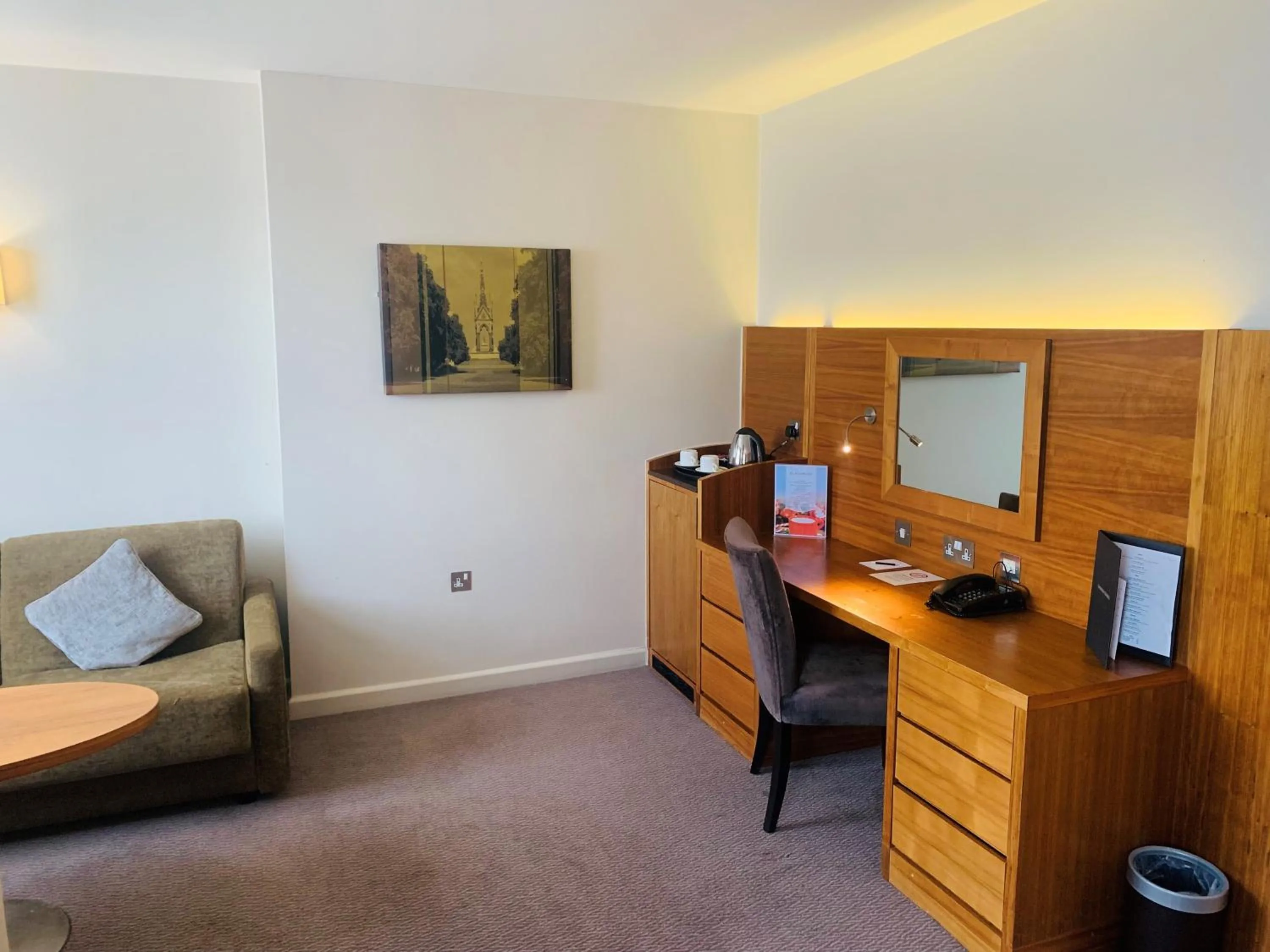 Seating area in Blakemore Hyde Park