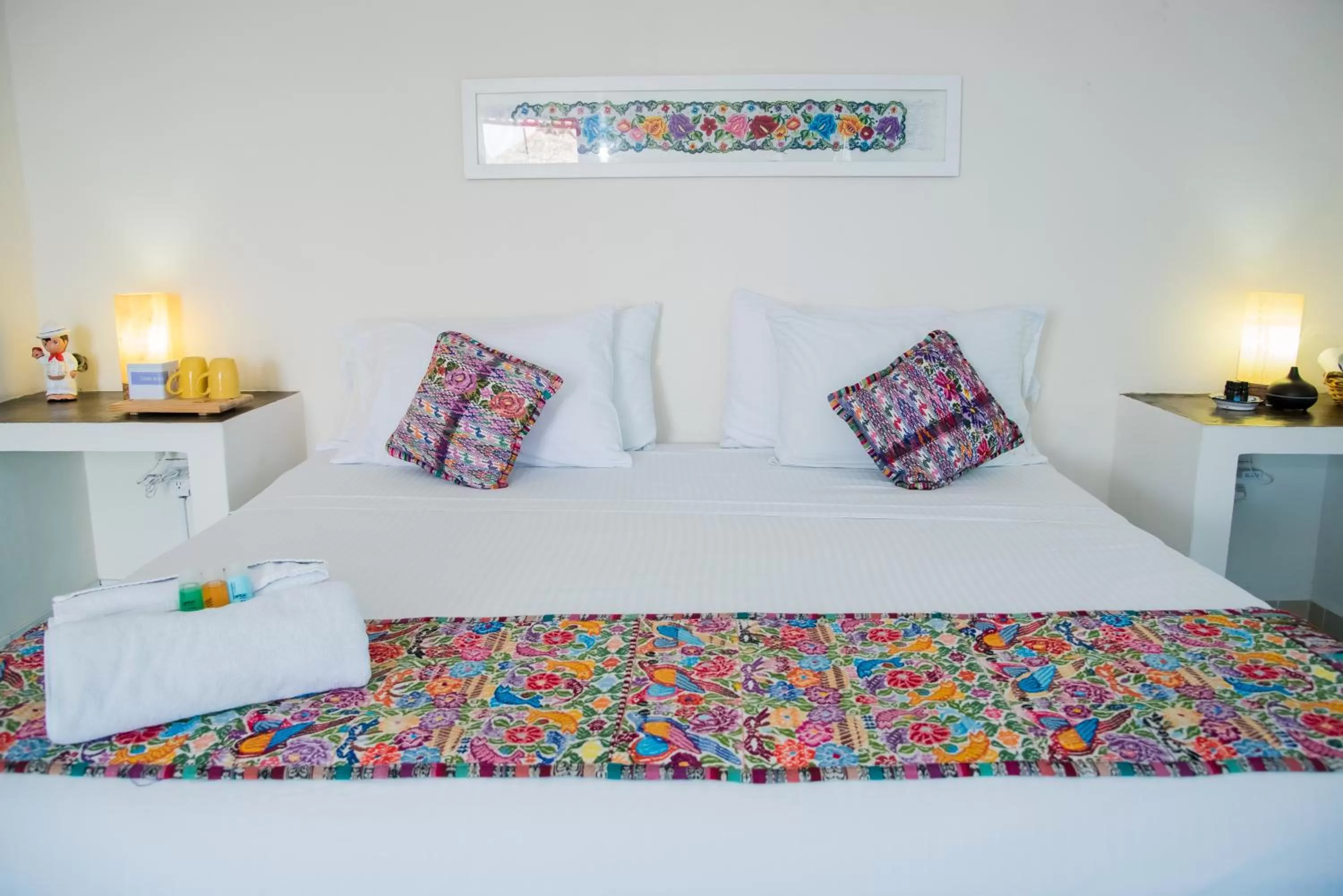 Bed in Hidalgo Boutique Rooms