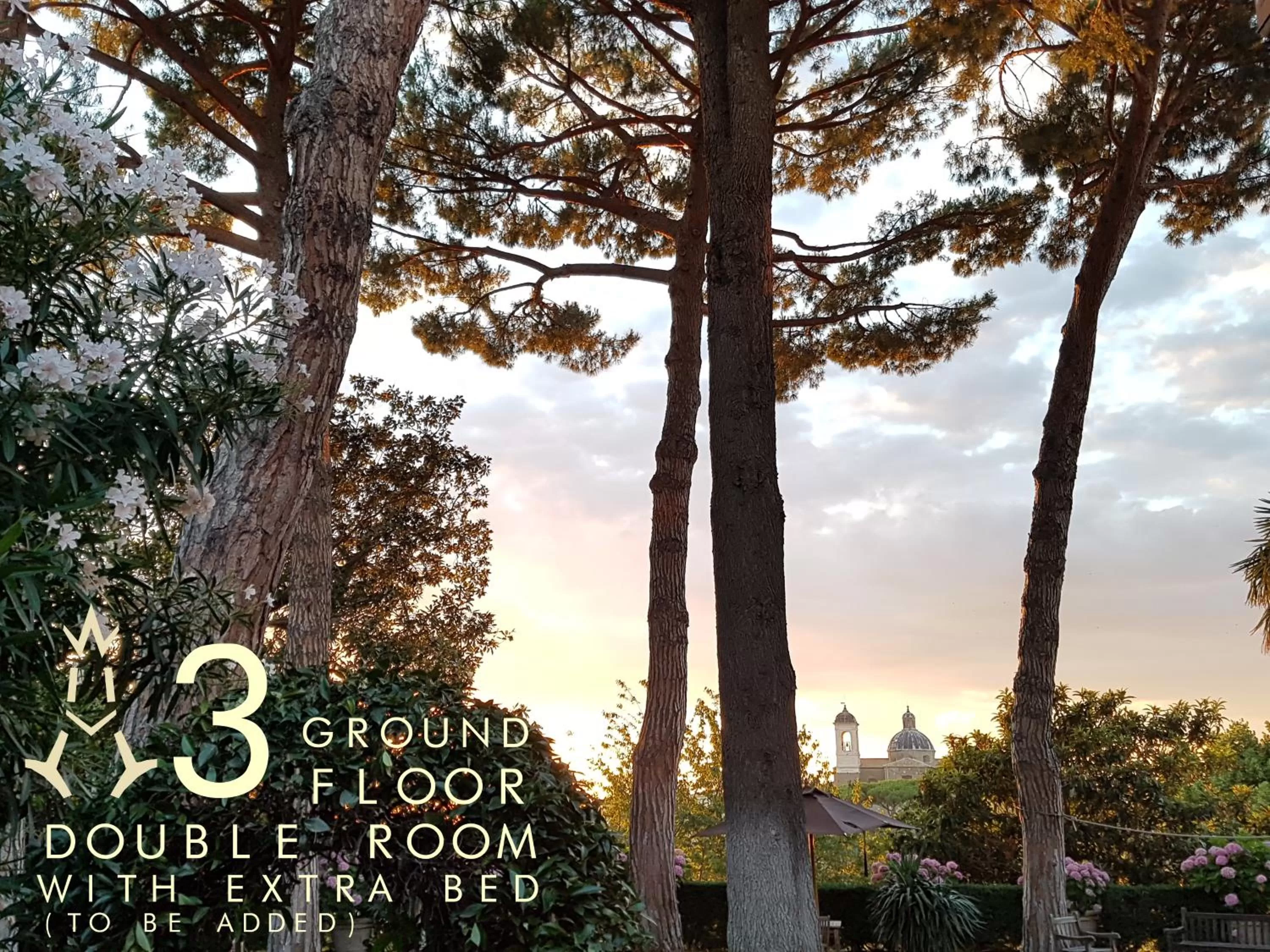 Garden view in B&B A Piazza del Gesù