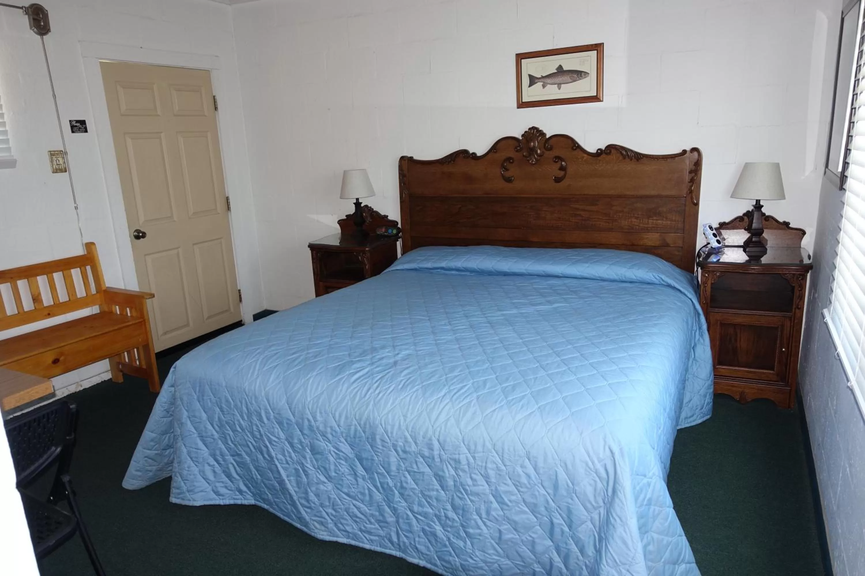 Bed in Big Meadow Lodge
