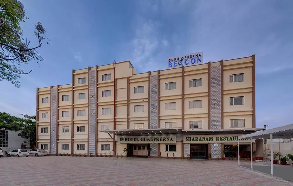 Facade/entrance in Guruprerna Beacon Resort, Dwarka