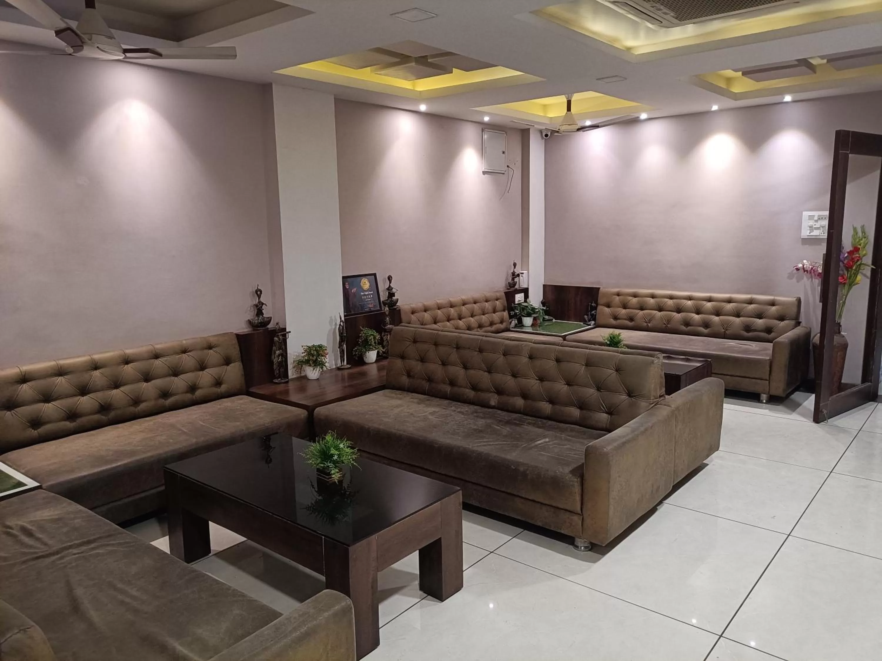 Seating area in The Tripti Hotel & Banquets