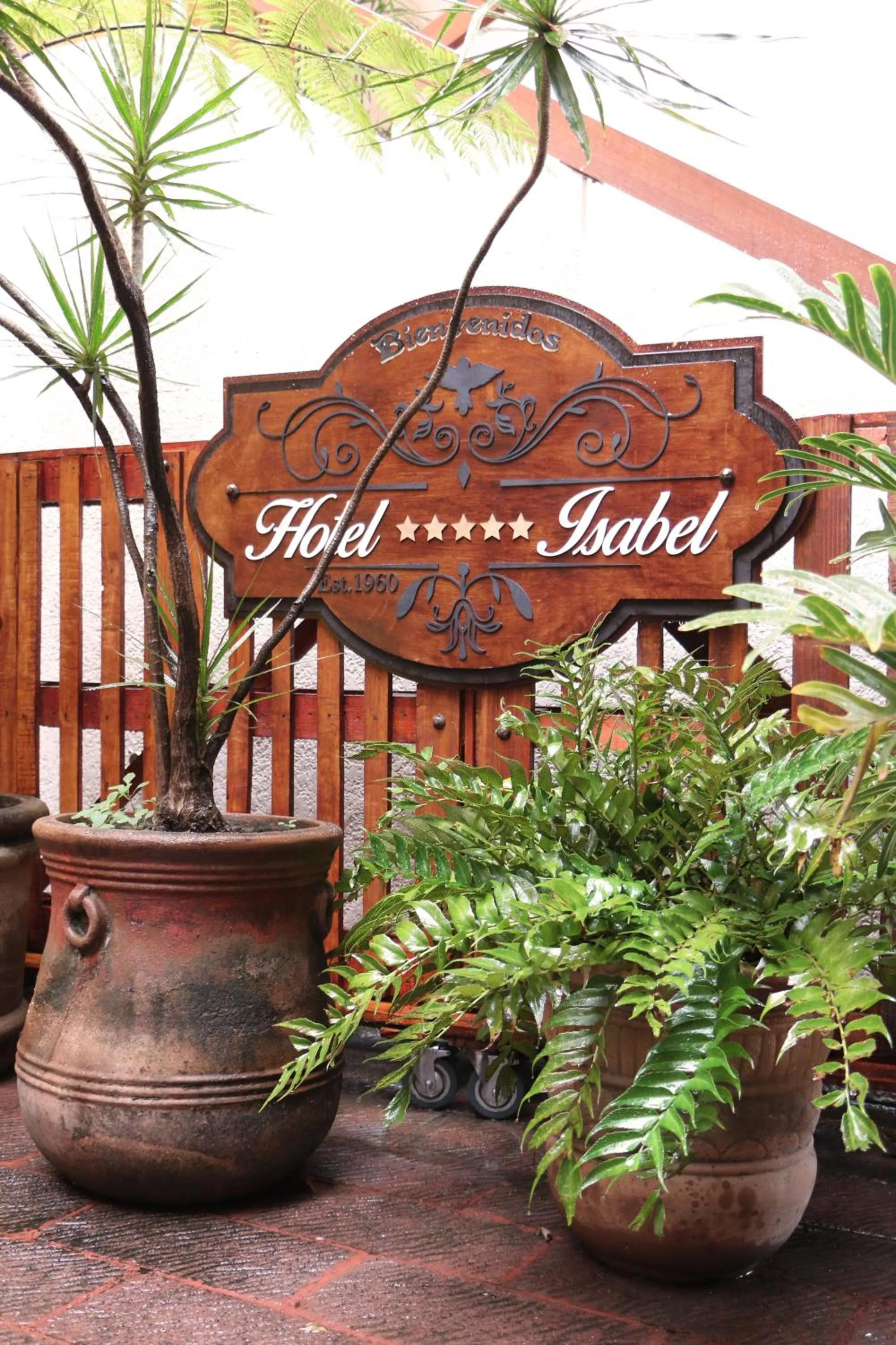 Property logo or sign in Hotel Isabel