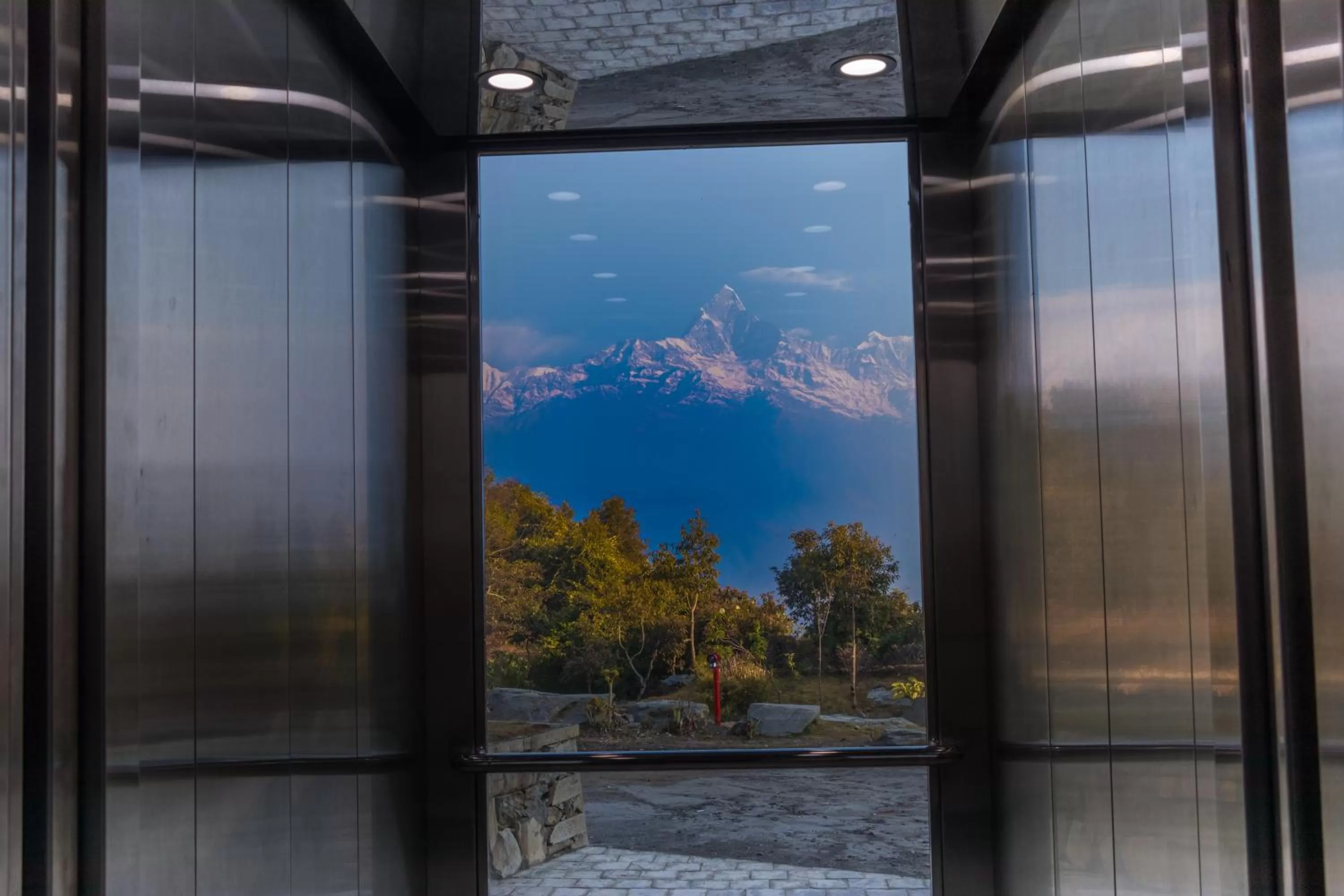 Mountain view in Hotel Annapurna View Sarangkot