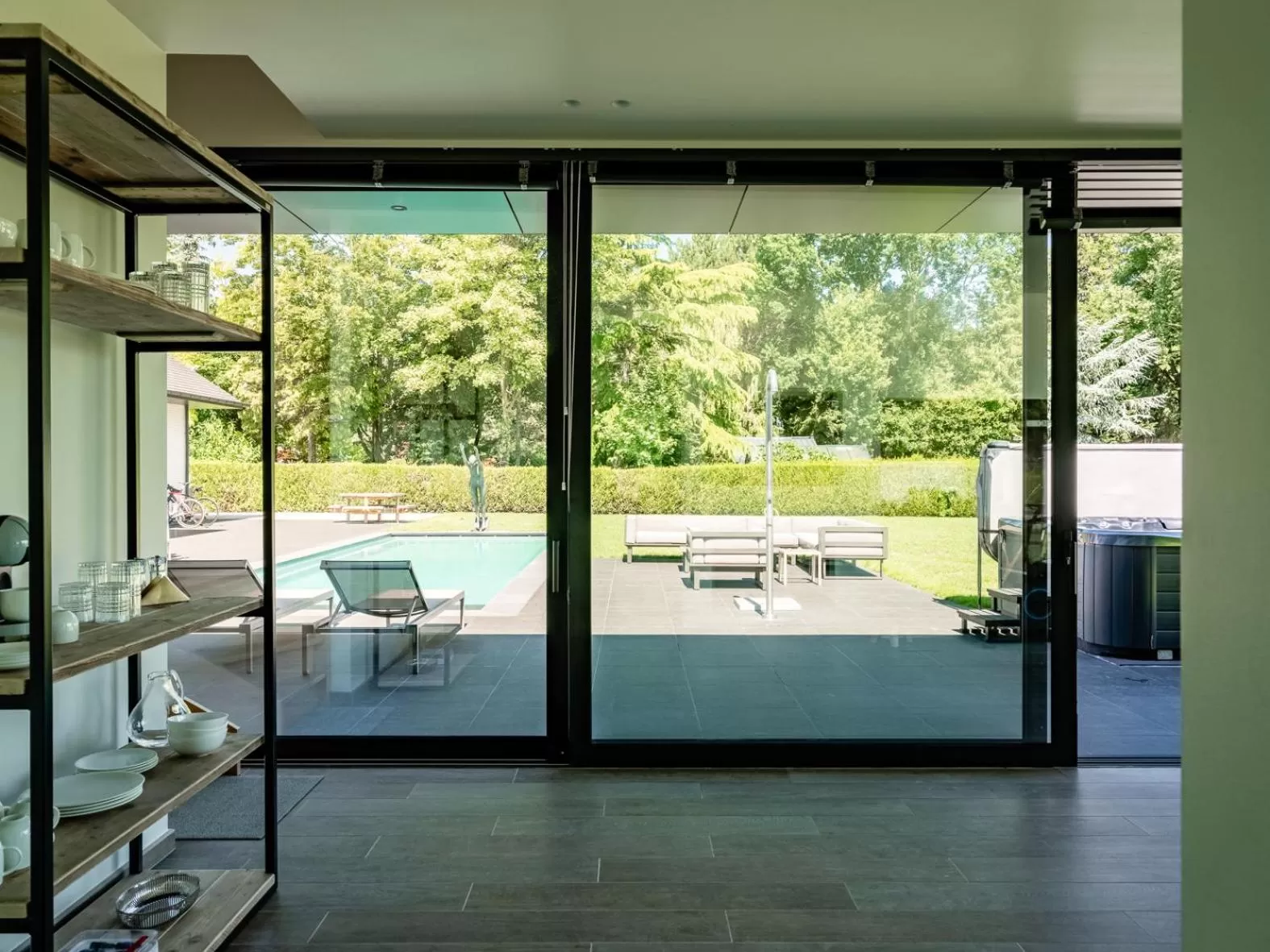 Pool view in B&B Welness Sport and Pleasure