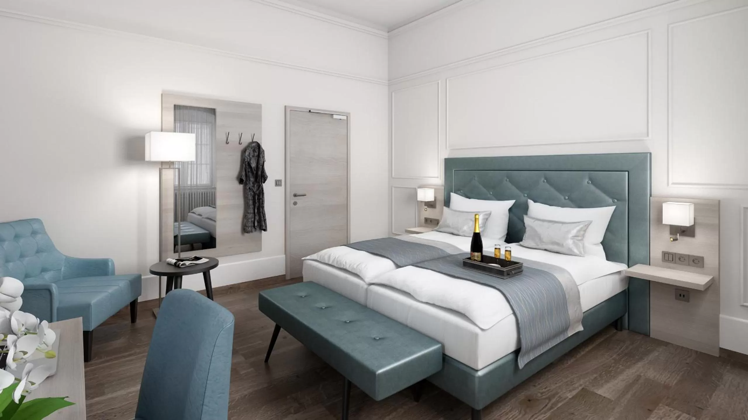 Photo of the whole room, Bed in Hotel Domhof