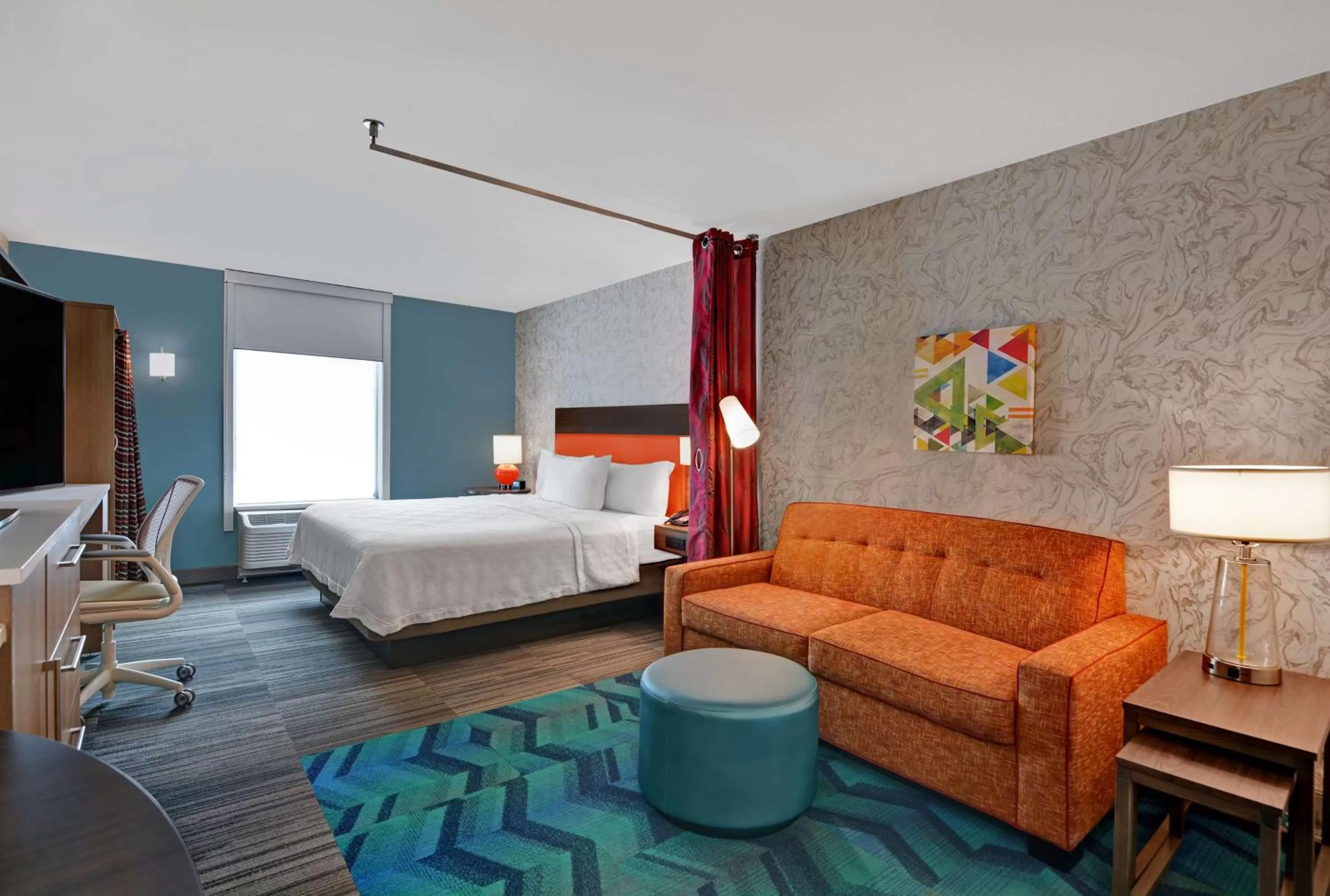 Bedroom, Bed in Home2 Suites By Hilton Richmond Hill Savannah I-95