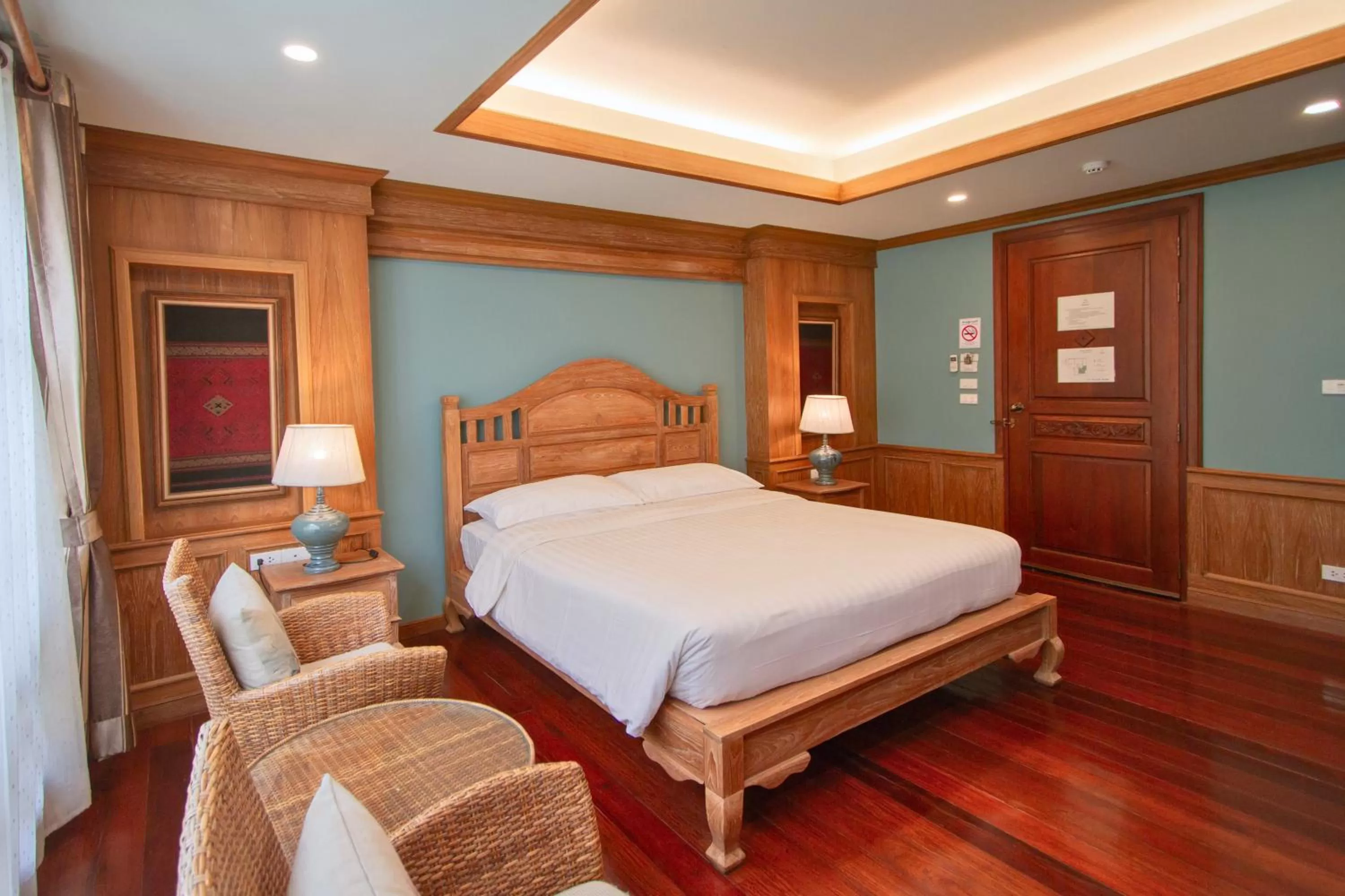 Bed in Rich Garden House Hotel