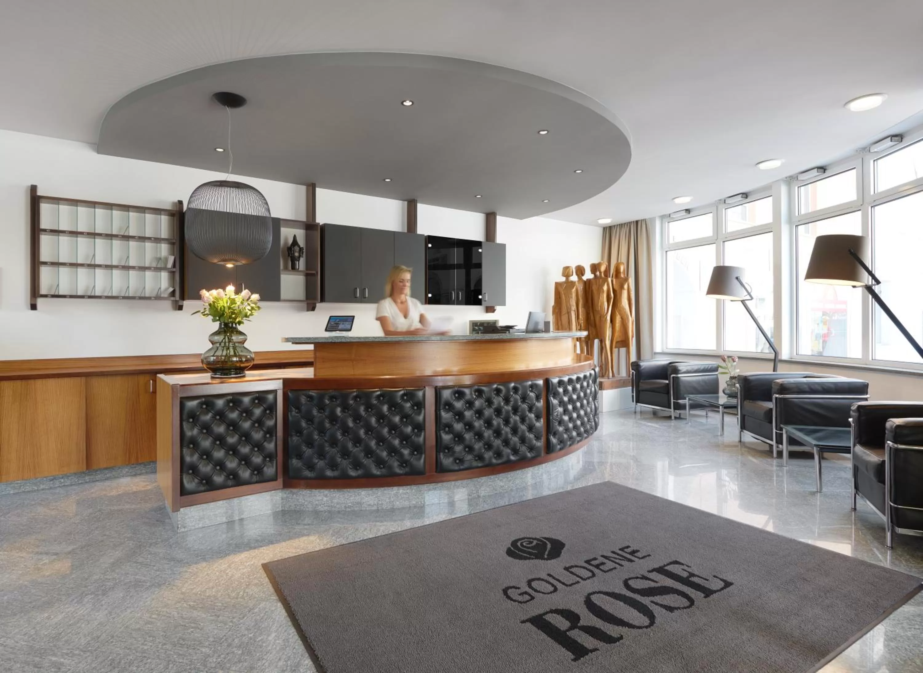Lobby or reception in Hotel Goldene Rose