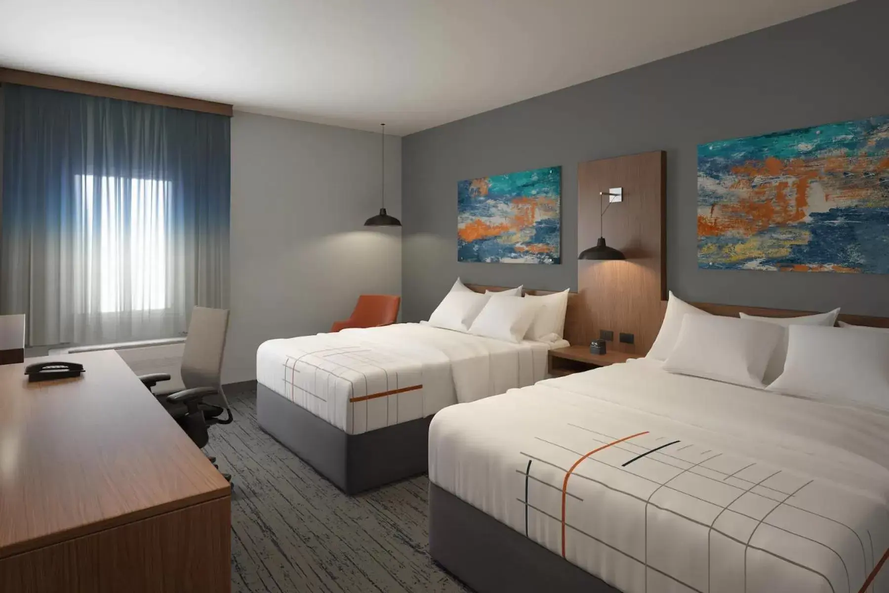 Queen Room with Two Queen Beds - Hearing Impaired Access/Non-Smoking in La Quinta Inn & Suites by Wyndham Bardstown Queen Room with Two Queen Beds - Hearing Impaired Access/Non-Smoking in La Quinta Inn & Suites by Wyndham Bardstown