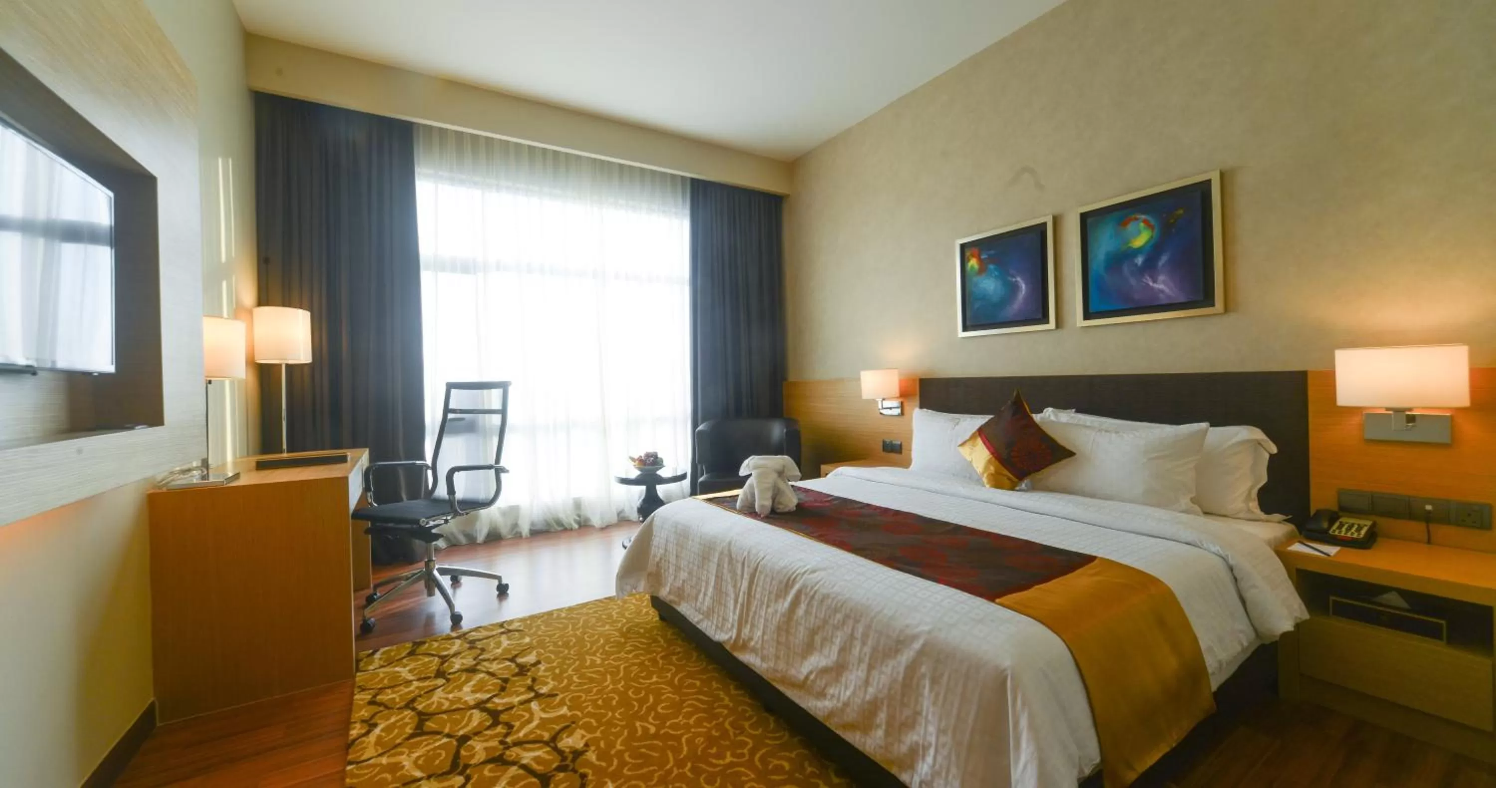 Bed in The Light Hotel Penang