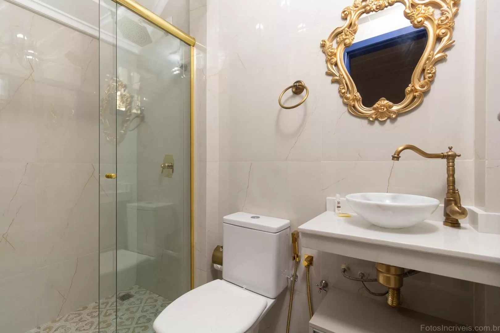 Bathroom in Pousada Aconchego