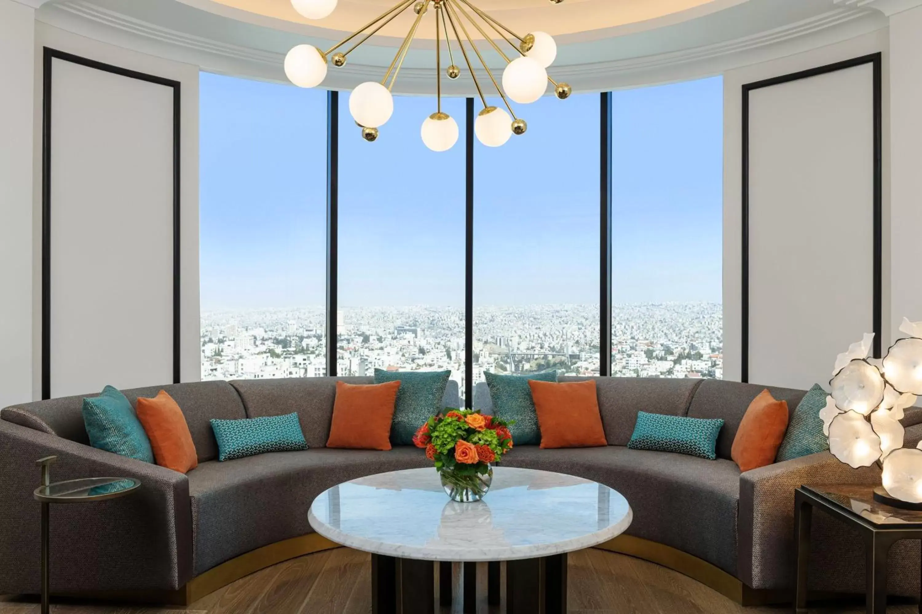Governors Suite, 1 Bedroom Suite, 1 King, City view in The St. Regis Amman Governors Suite, 1 Bedroom Suite, 1 King, City view in The St. Regis Amman