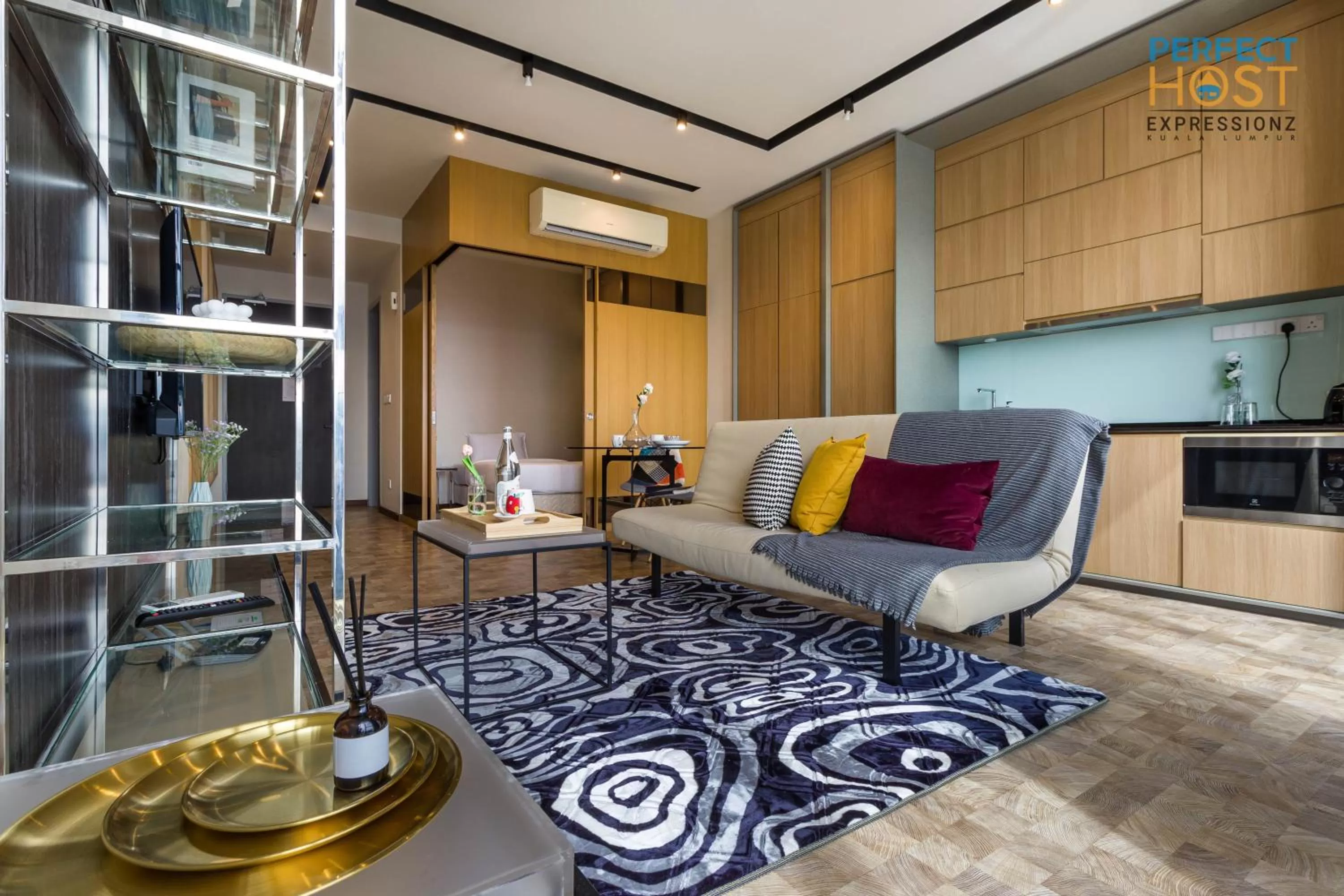 Living room in Expressionz Suites KL by Perfect Host