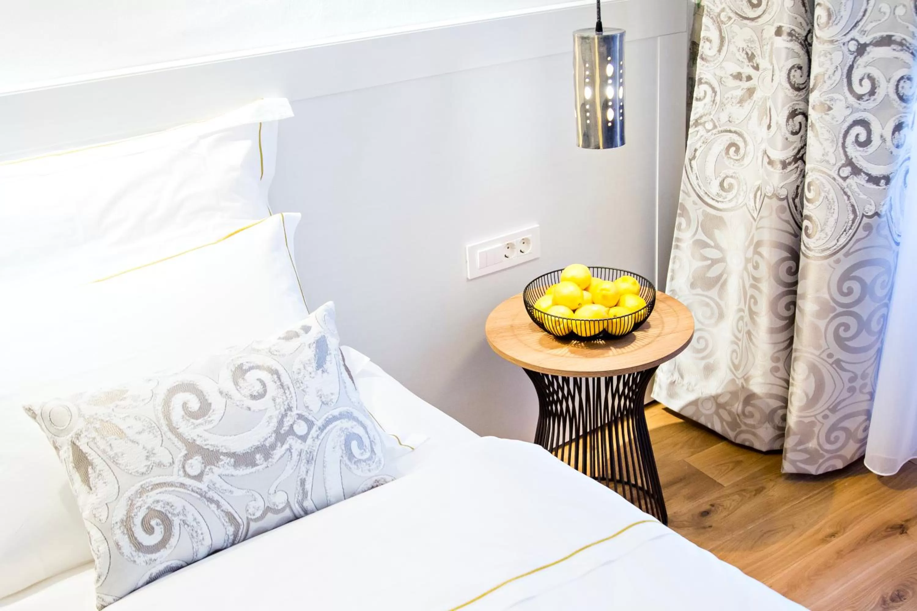 Decorative detail, Bed in MEMENTO B&B Piran