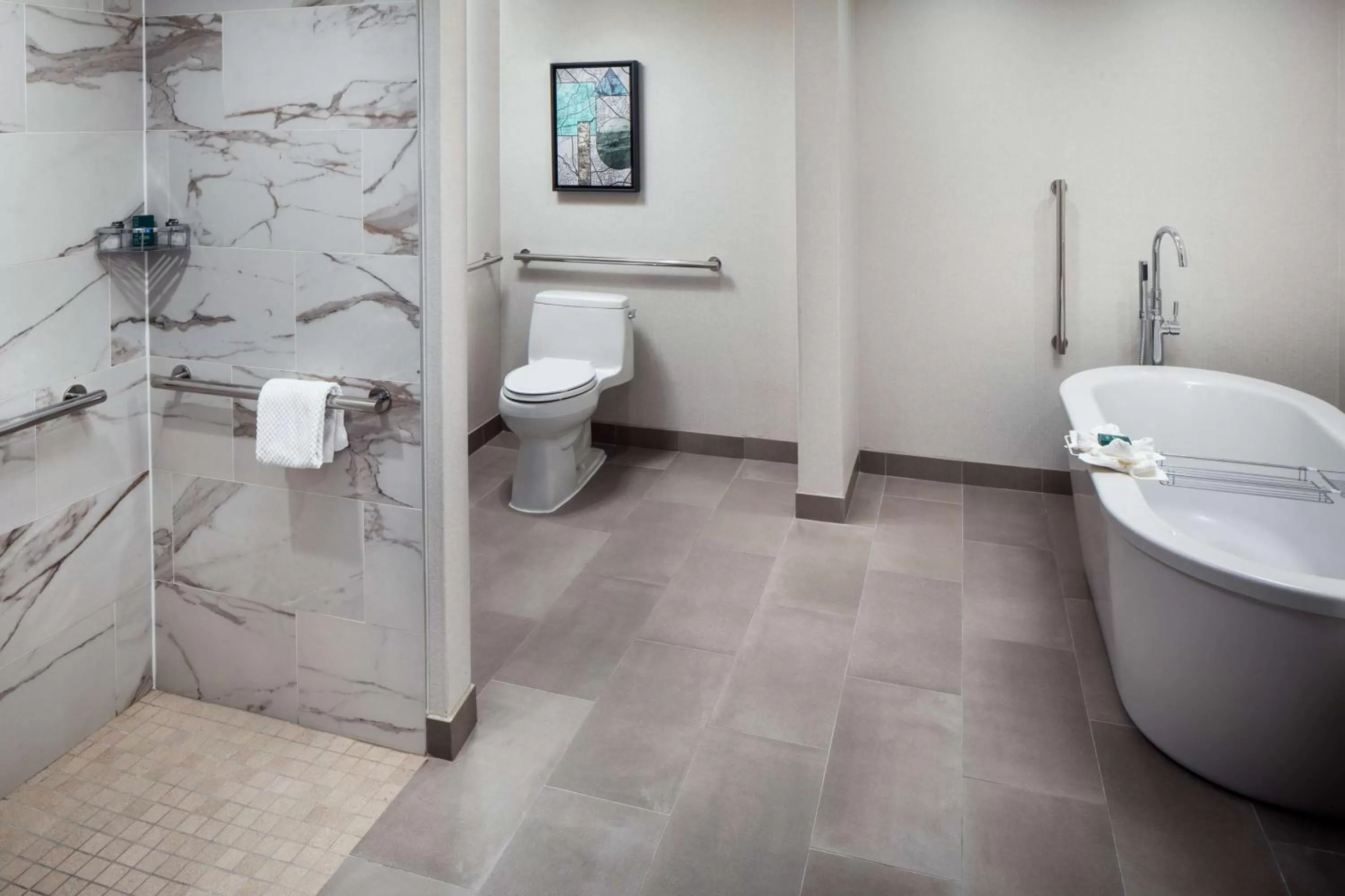 Bathroom in The Bethesdan Hotel, Tapestry Collection by Hilton